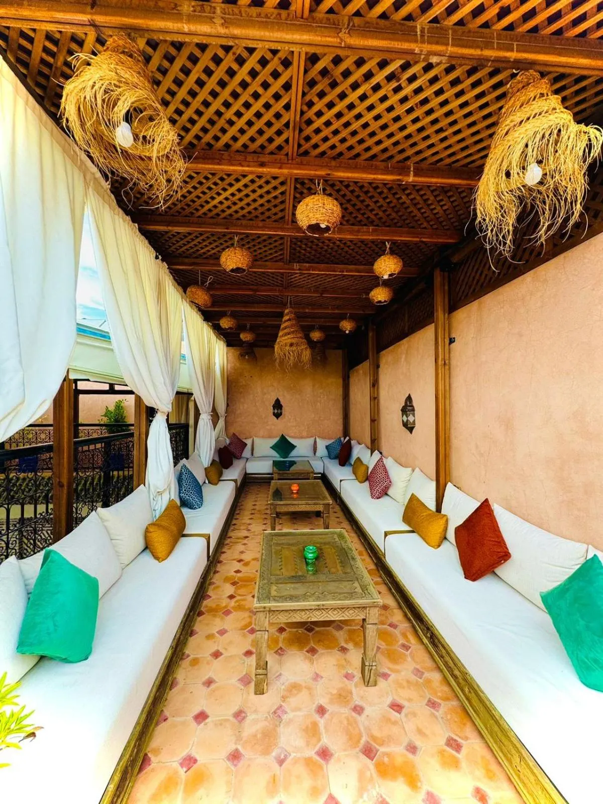 Bed in Riad Touhfa Kasbah Marrakech