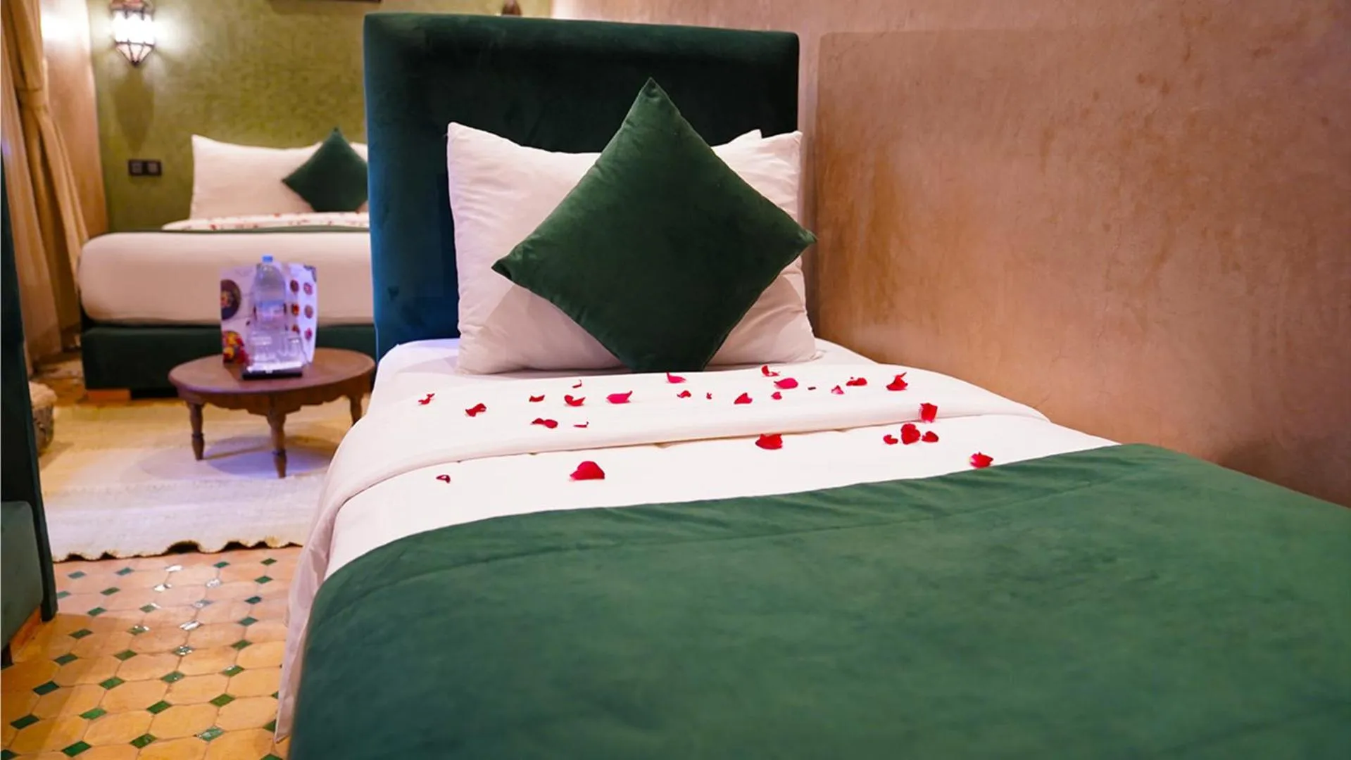 Bed in Riad Touhfa Kasbah Marrakech