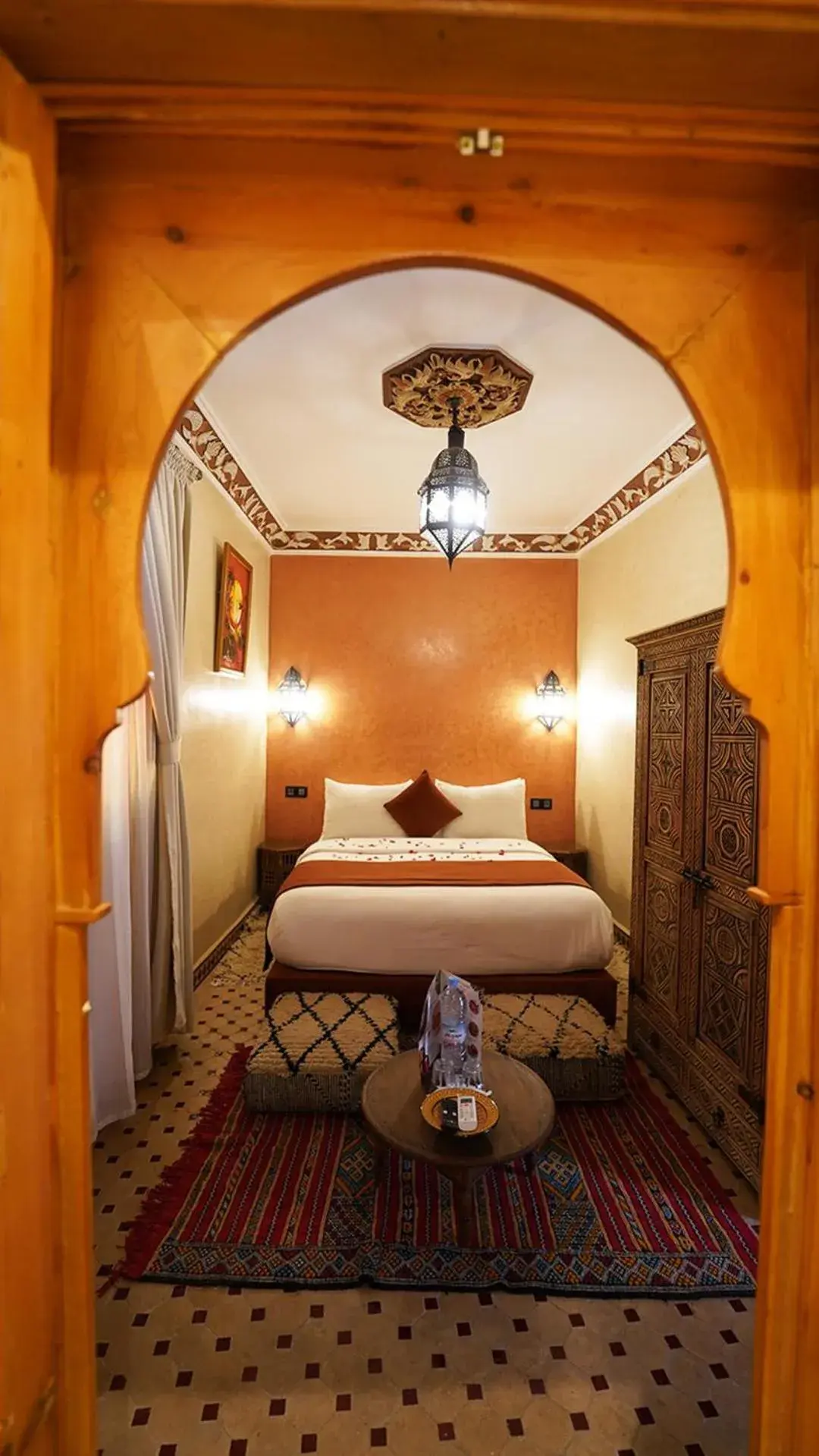 Bed in Riad Touhfa Kasbah Marrakech Bed in Riad Touhfa Kasbah Marrakech
