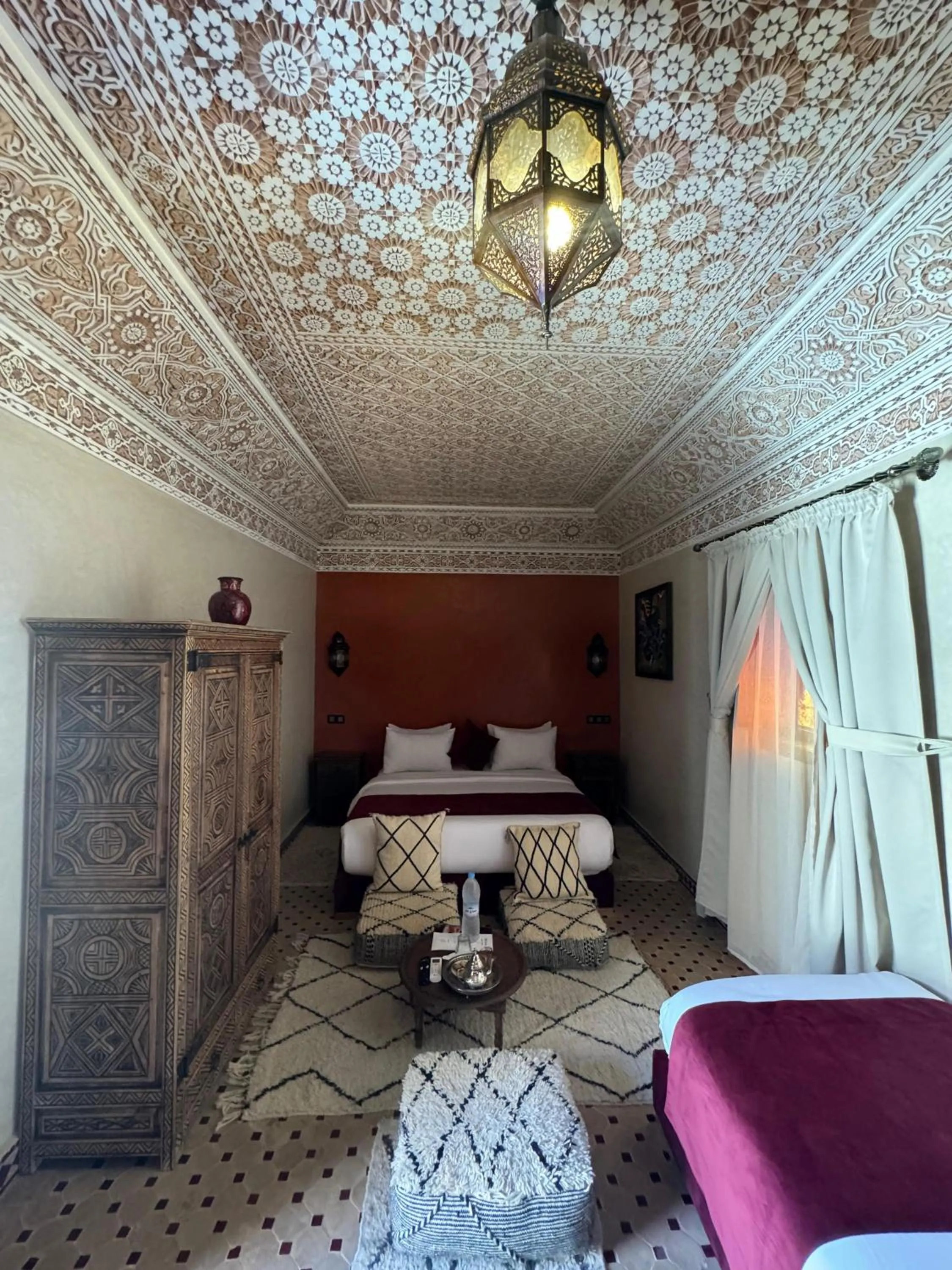 Bed in Riad Touhfa Kasbah Marrakech