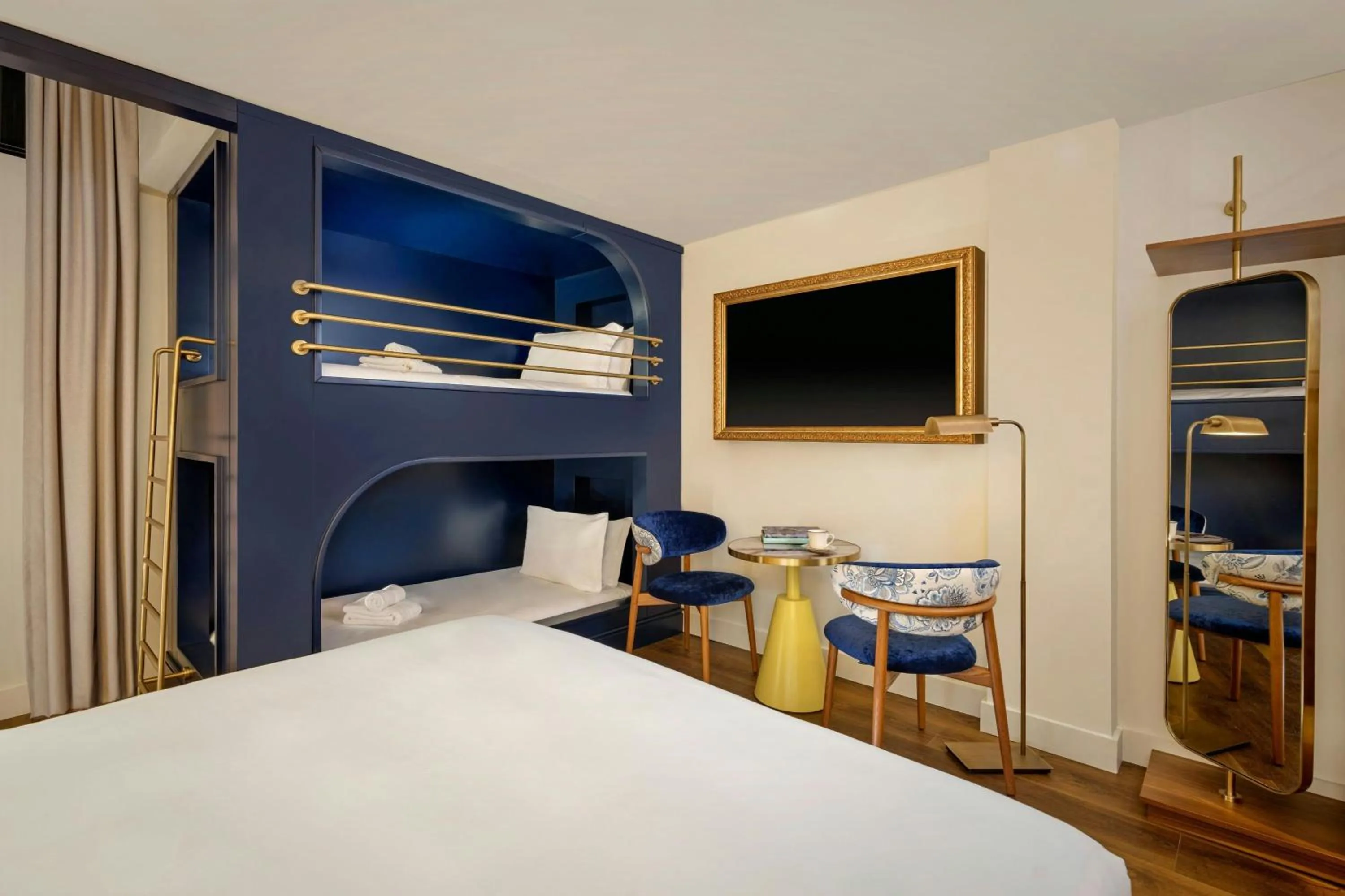 Photo of the whole room, Bed in The Cura Hotel Kensington, London, a Tribute Portfolio Hotel