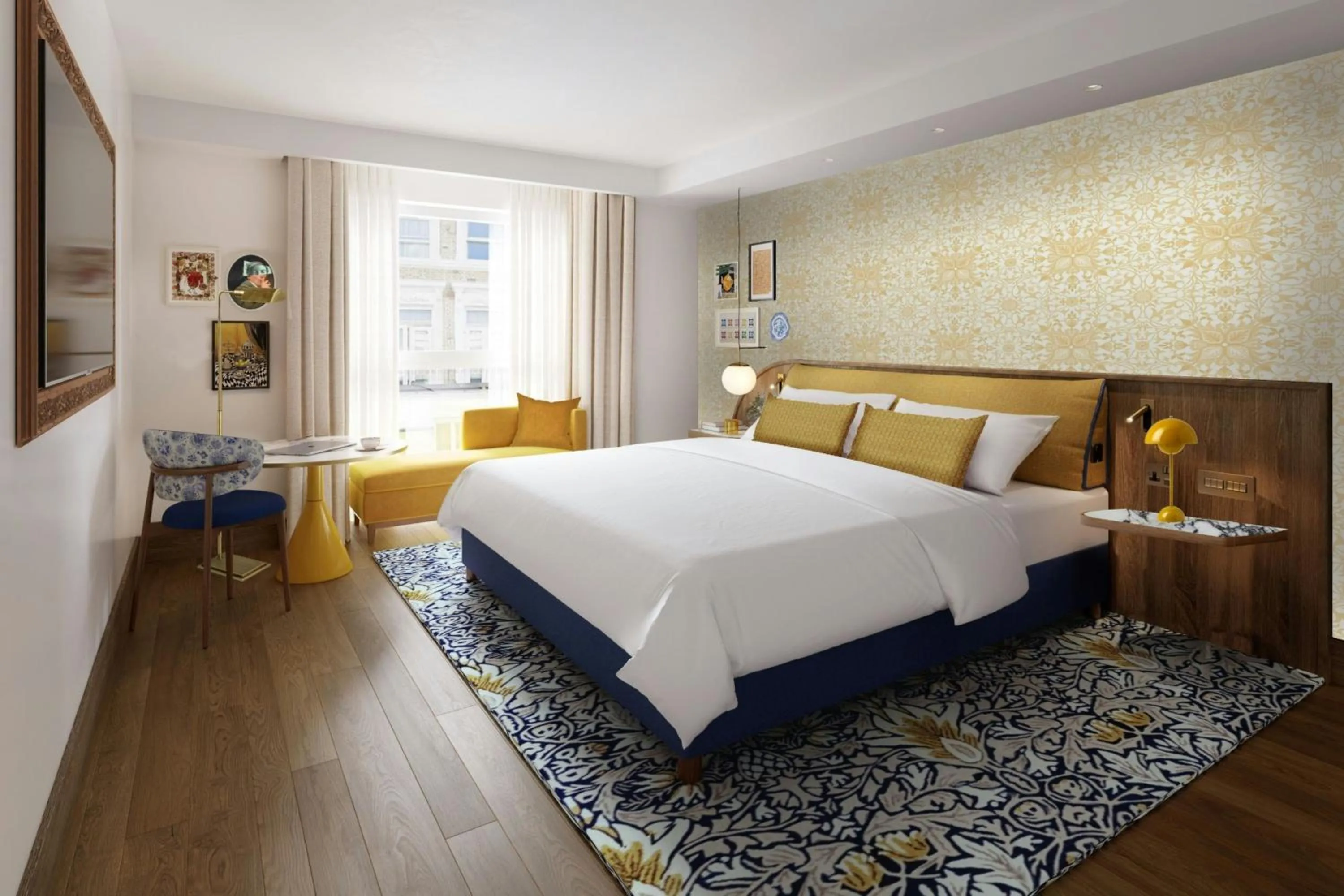 Photo of the whole room, Bed in Park Grand London Kensington