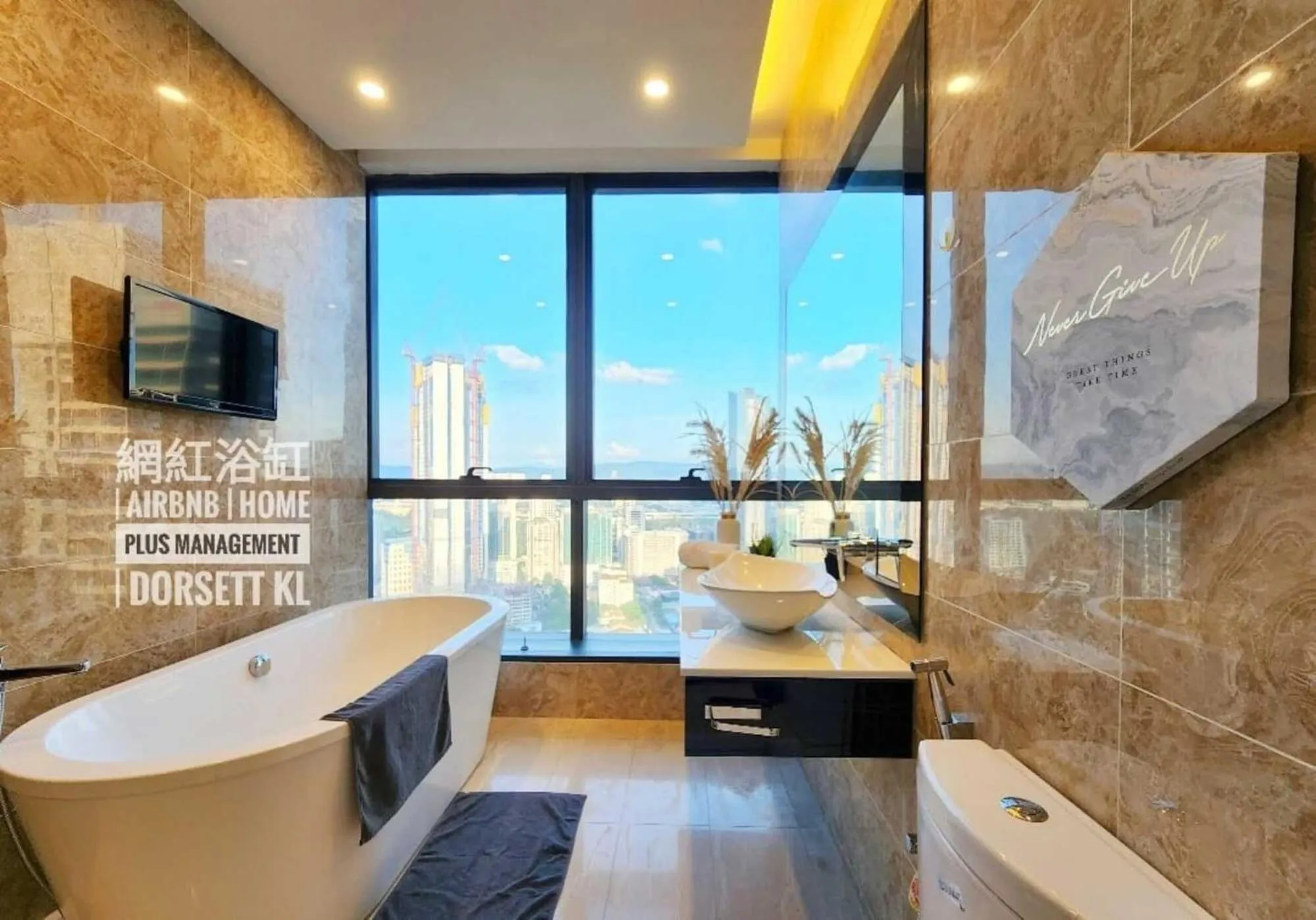 Bathroom in Dorsett Residence Kuala Lumpur 帝盛公寓 Bukit Bintang