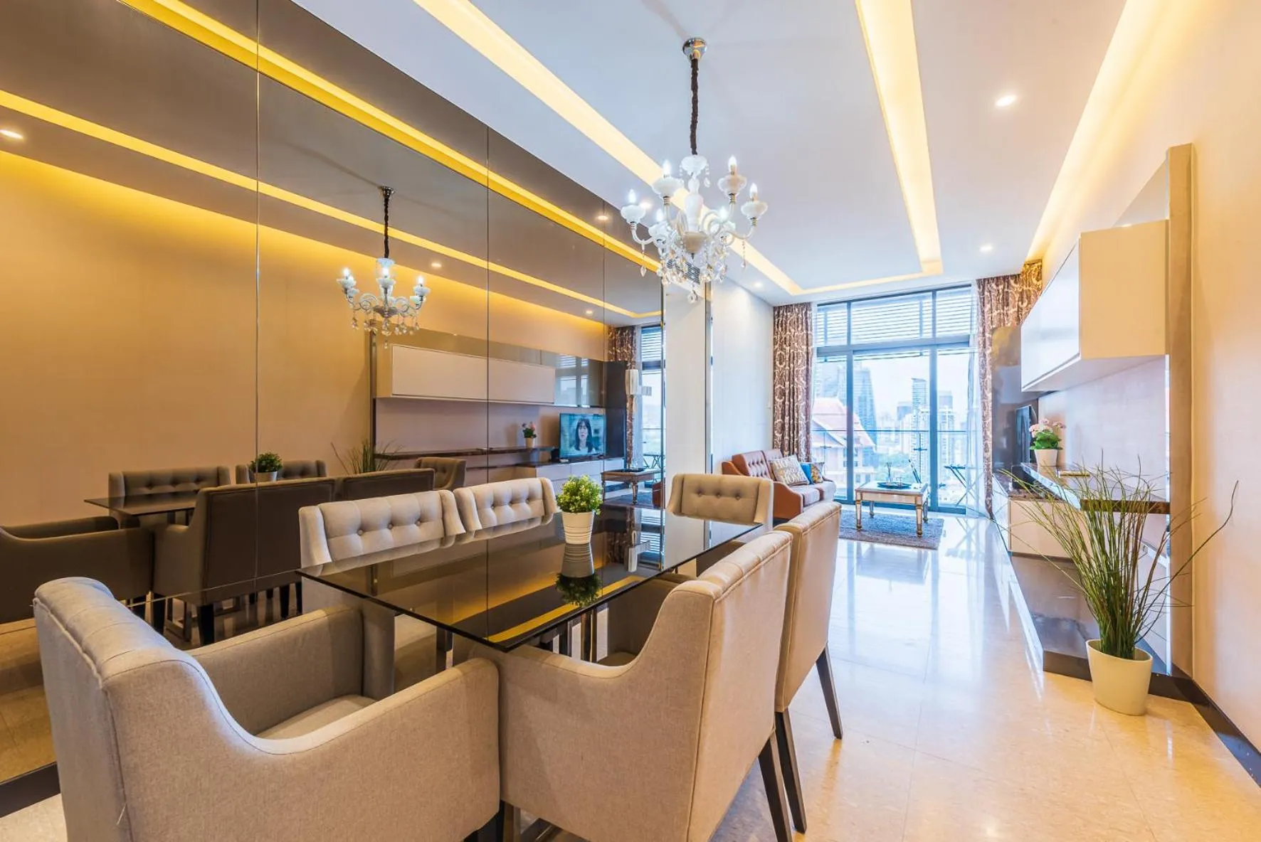 Dining area in Dorsett Residence Kuala Lumpur 帝盛公寓 Bukit Bintang