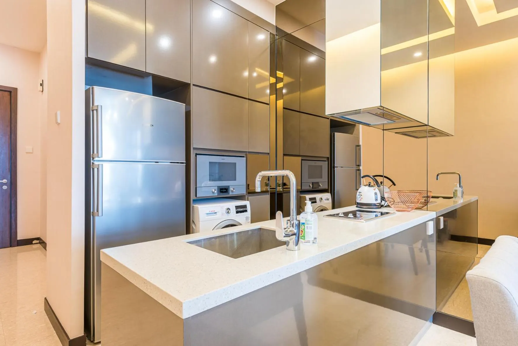 Kitchen or kitchenette in Dorsett Residence Kuala Lumpur 帝盛公寓 Bukit Bintang