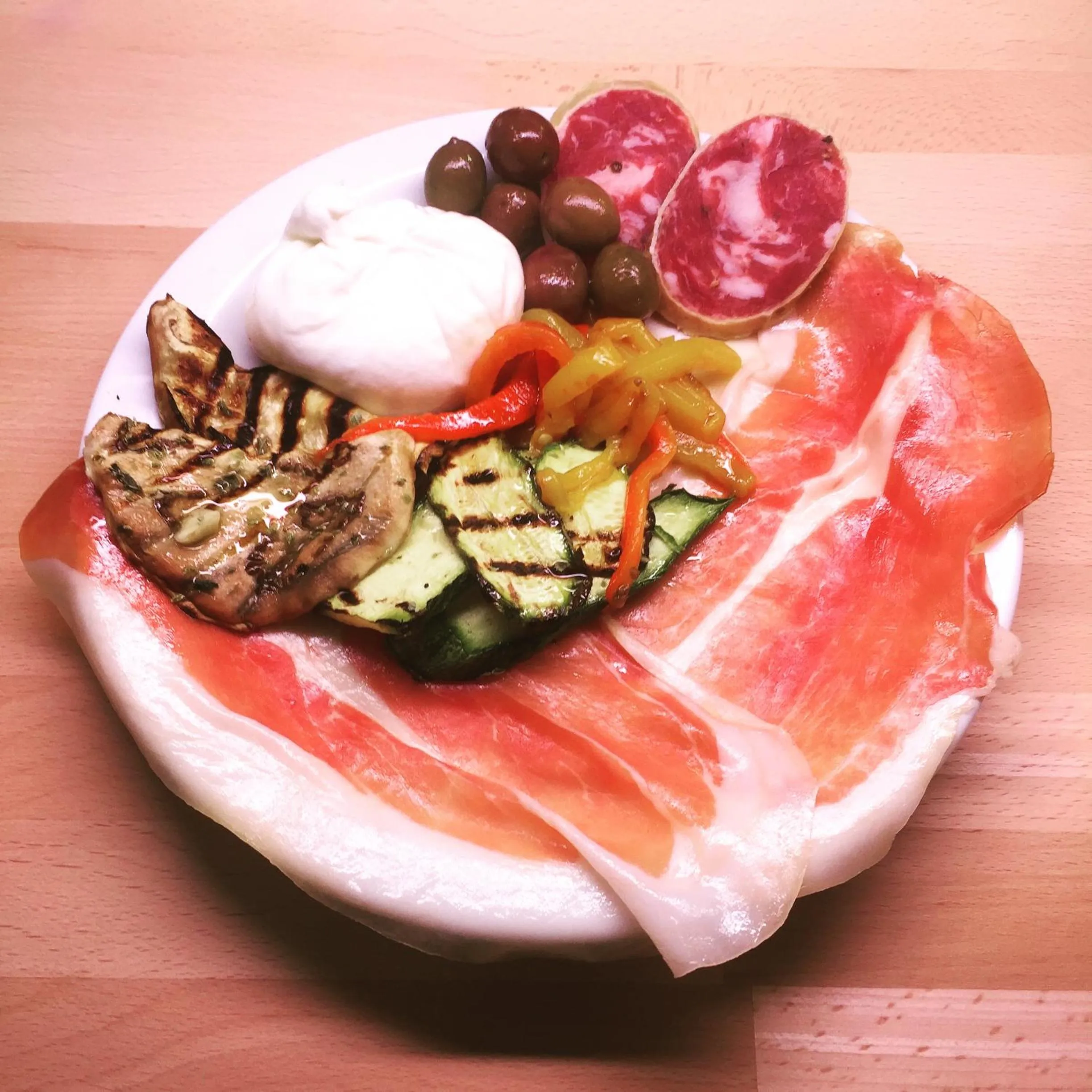 Food and drinks in La Locanda del Cavaliere