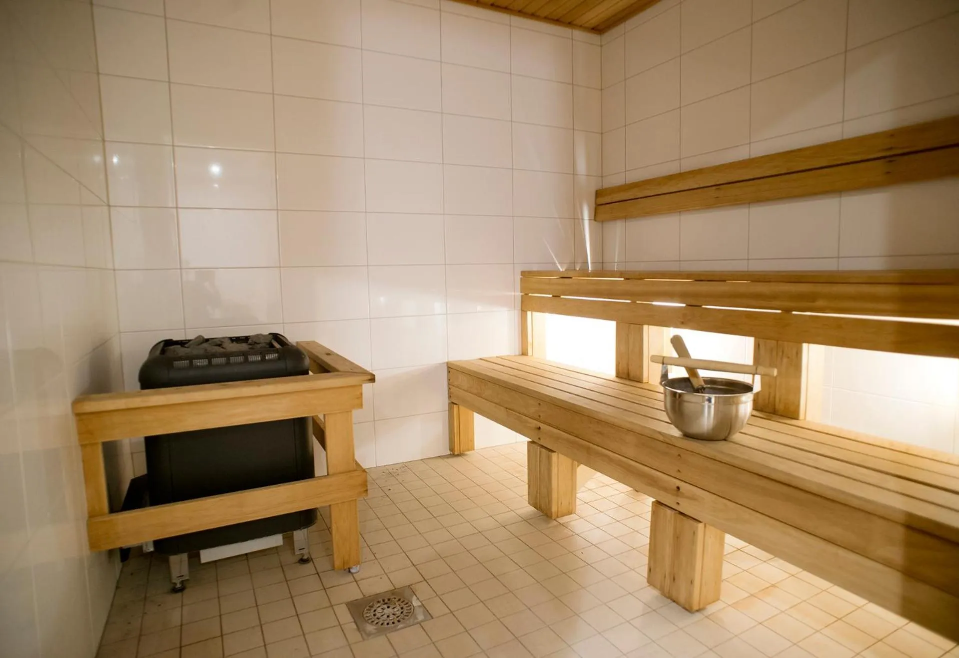 Sauna in Sunderby folkhögskola Hotell & Konferens