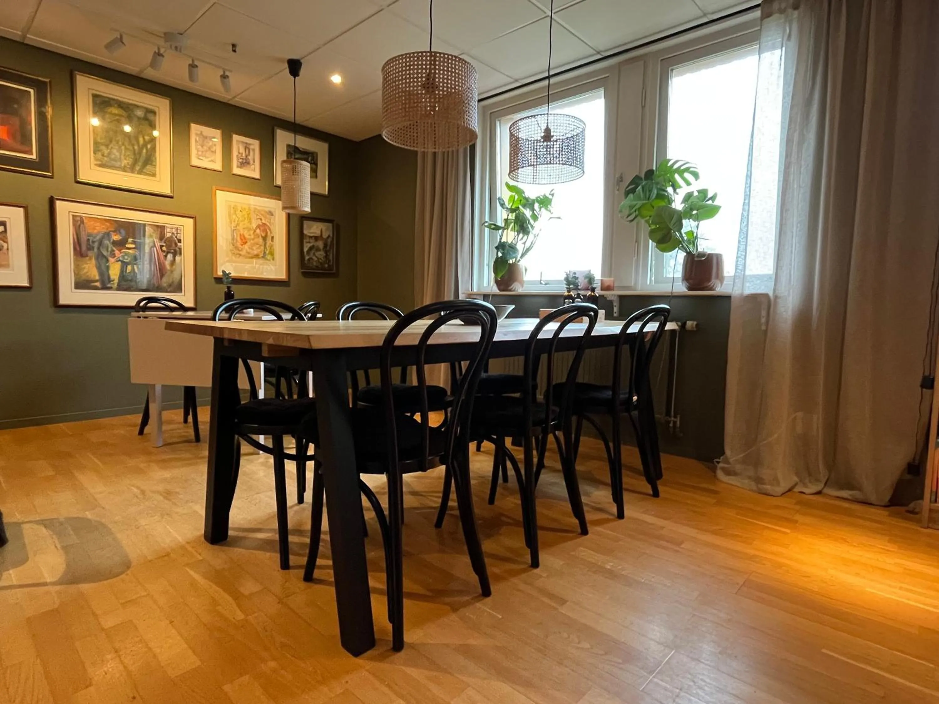 Communal kitchen in Sunderby folkhögskola Hotell & Konferens