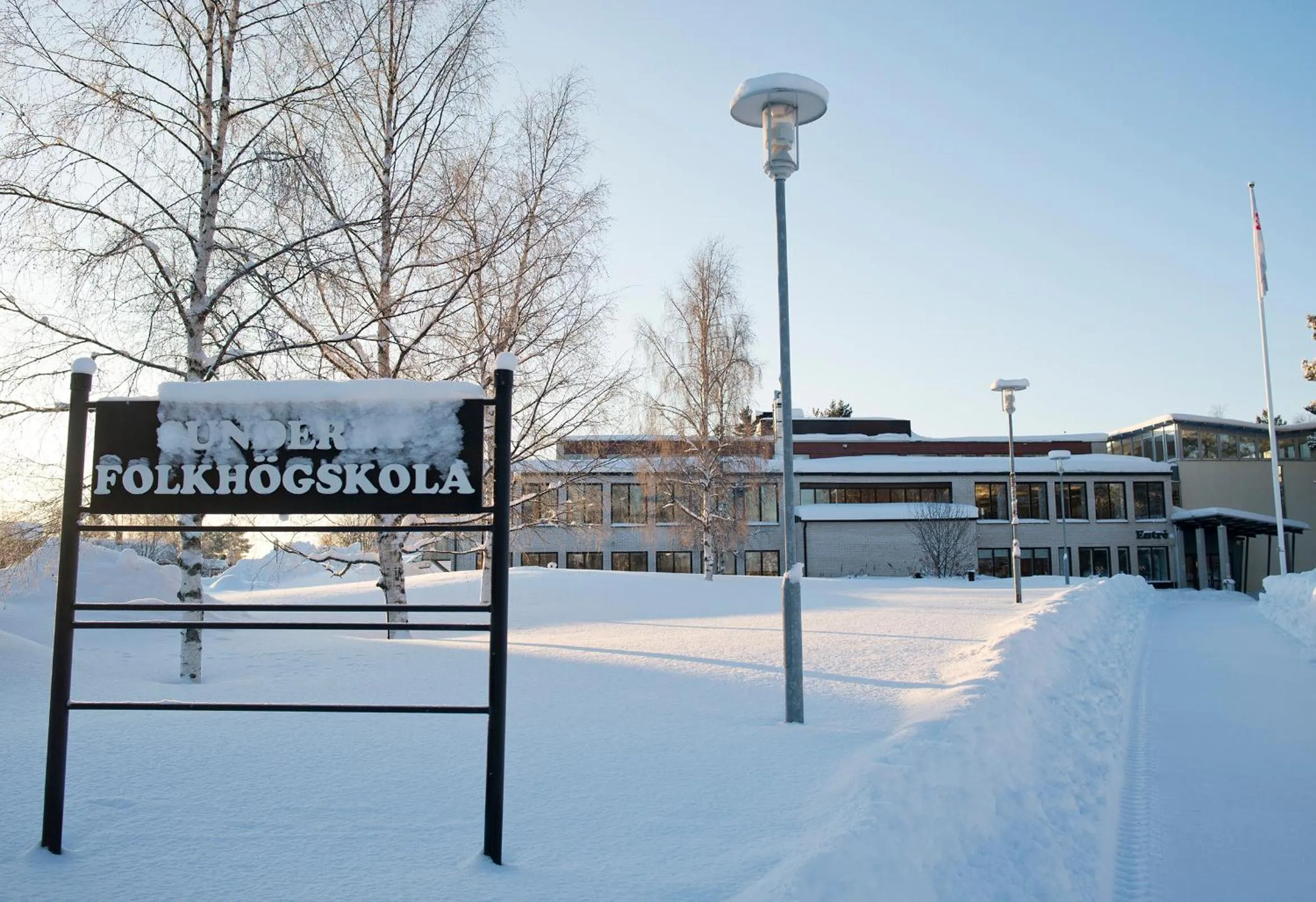 Winter in Sunderby folkhögskola Hotell & Konferens