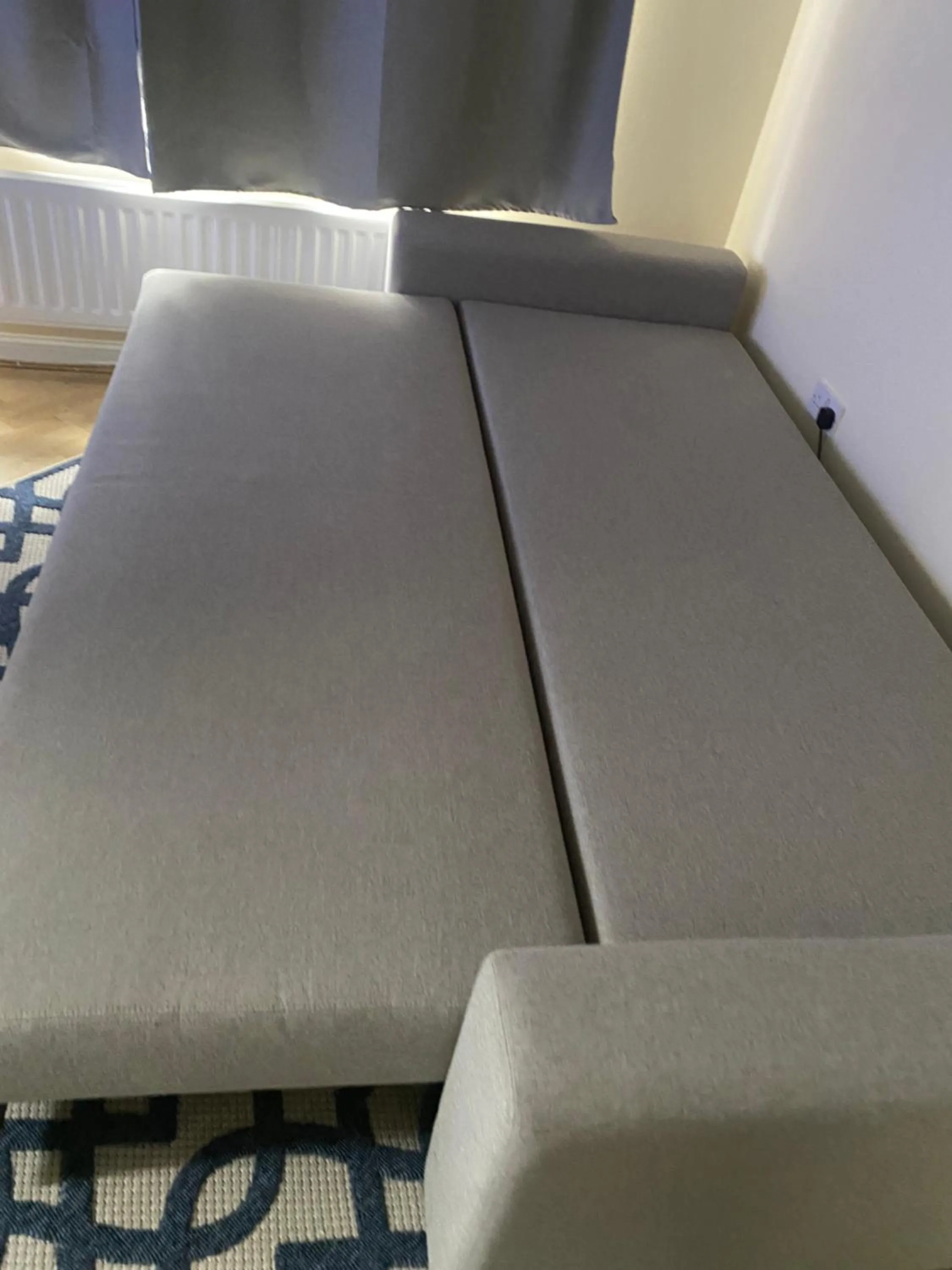 Seating area, Bed in Impeccable 2-Bed Apartment in London