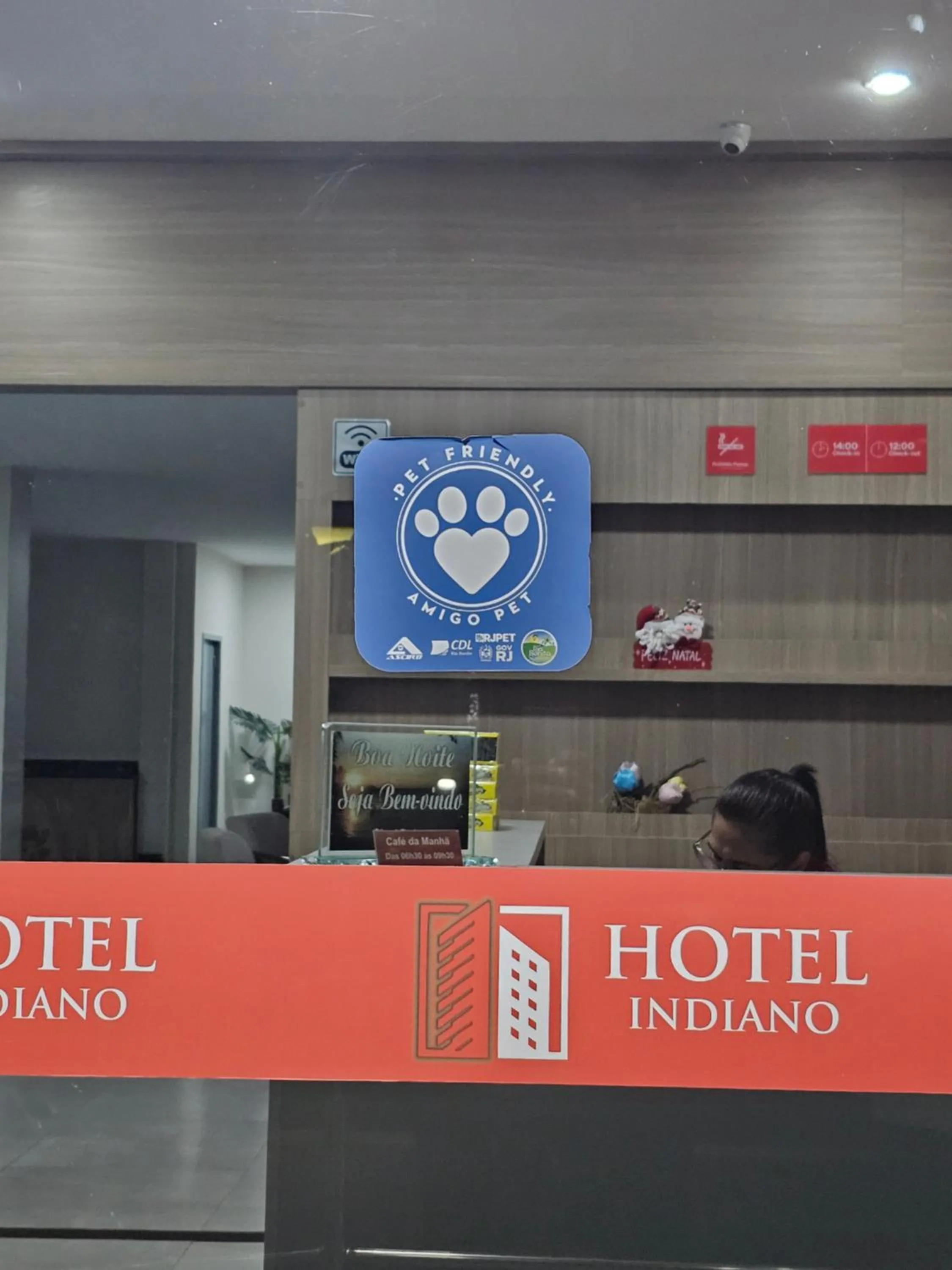 Lobby or reception in HOTEL INDIANO