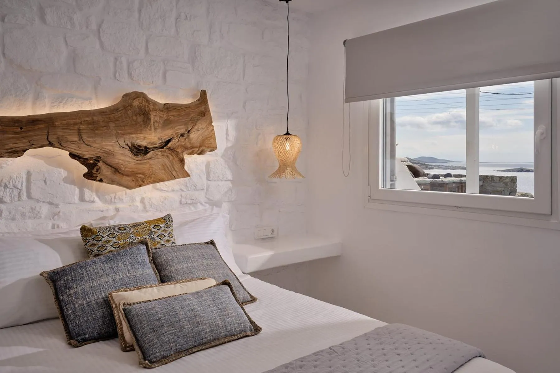 Bed in Casa Tagoo Mykonos