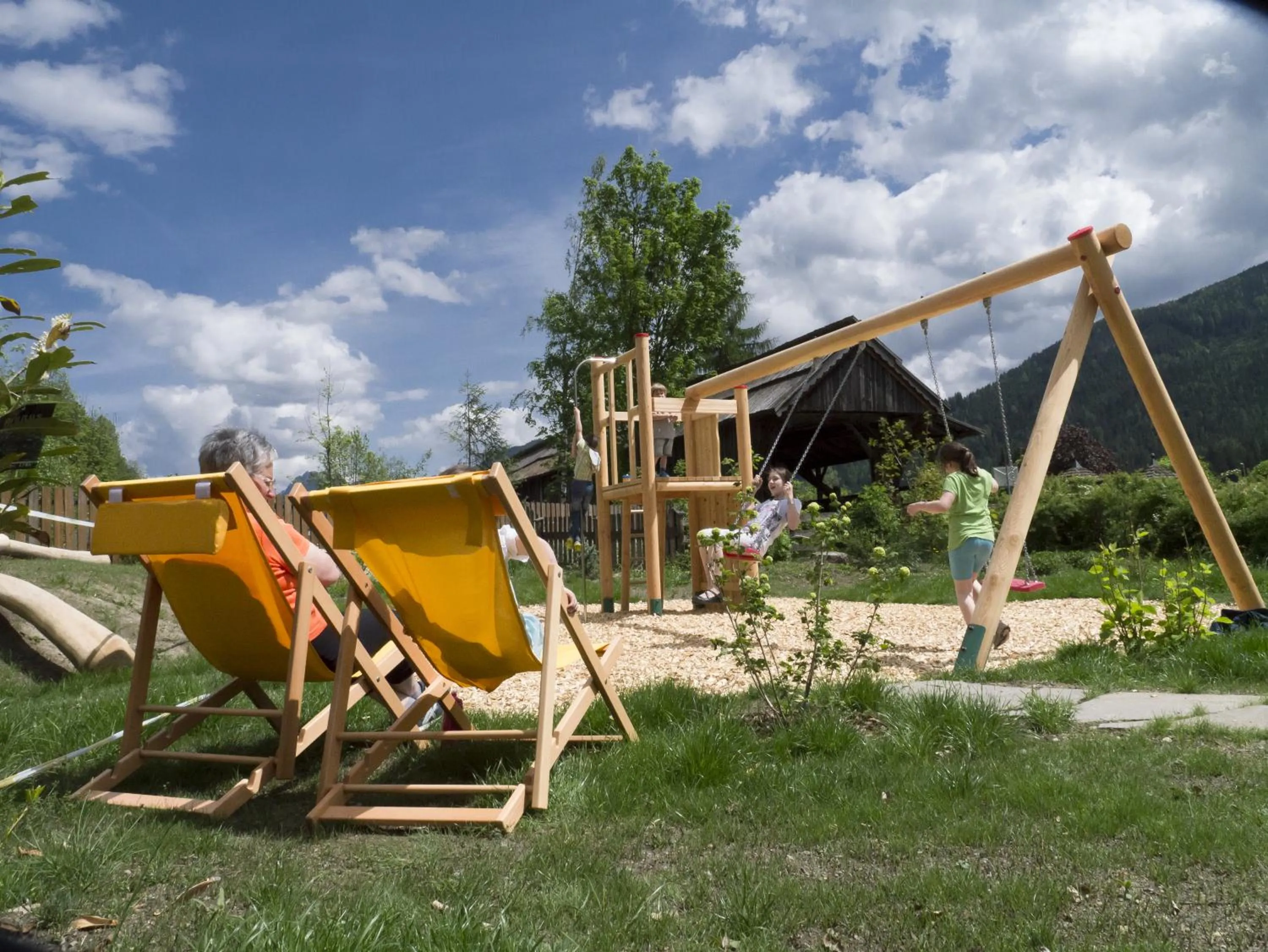 Children play ground in Der Brückenwirt