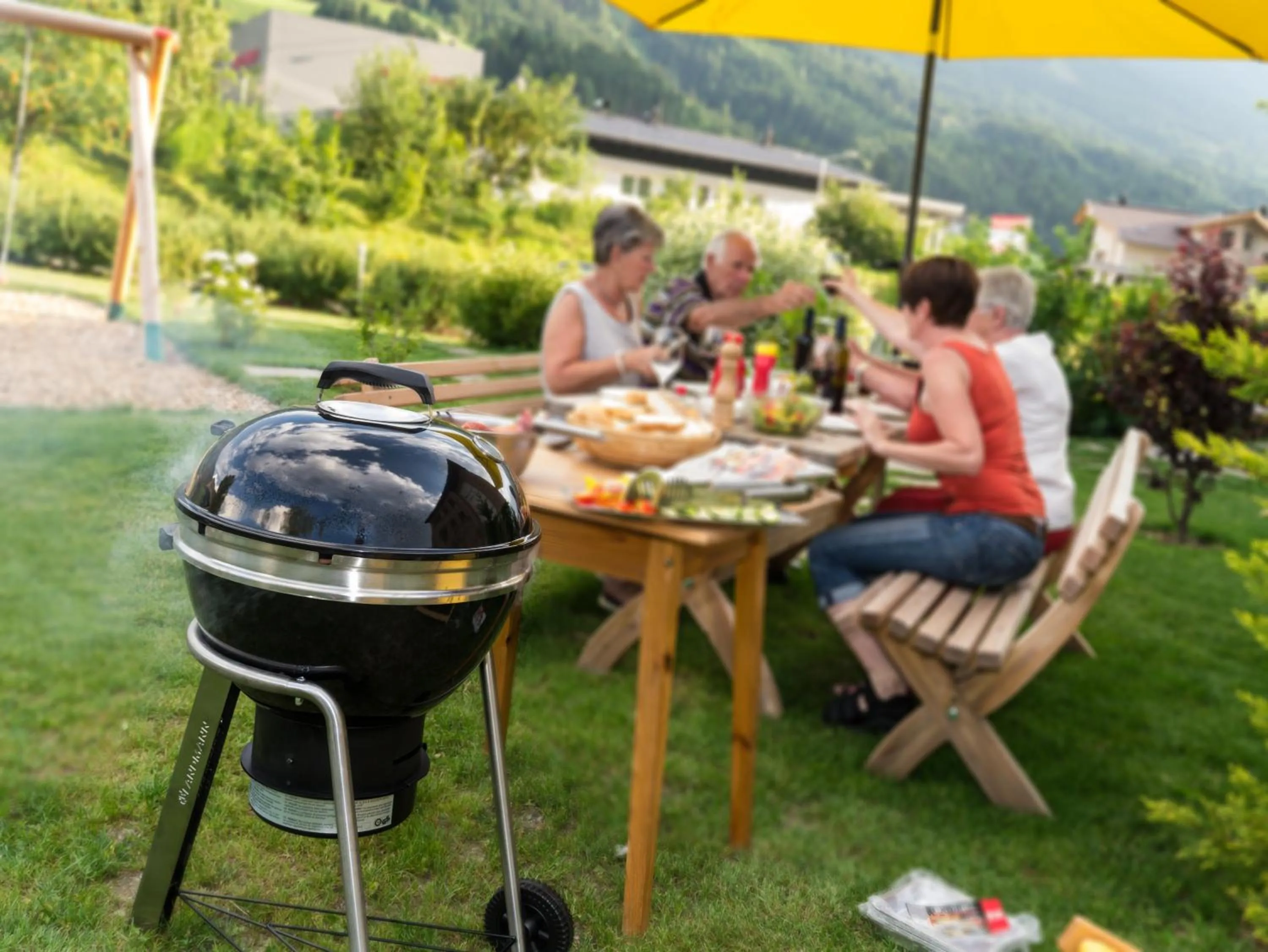 BBQ facilities in Der Brückenwirt