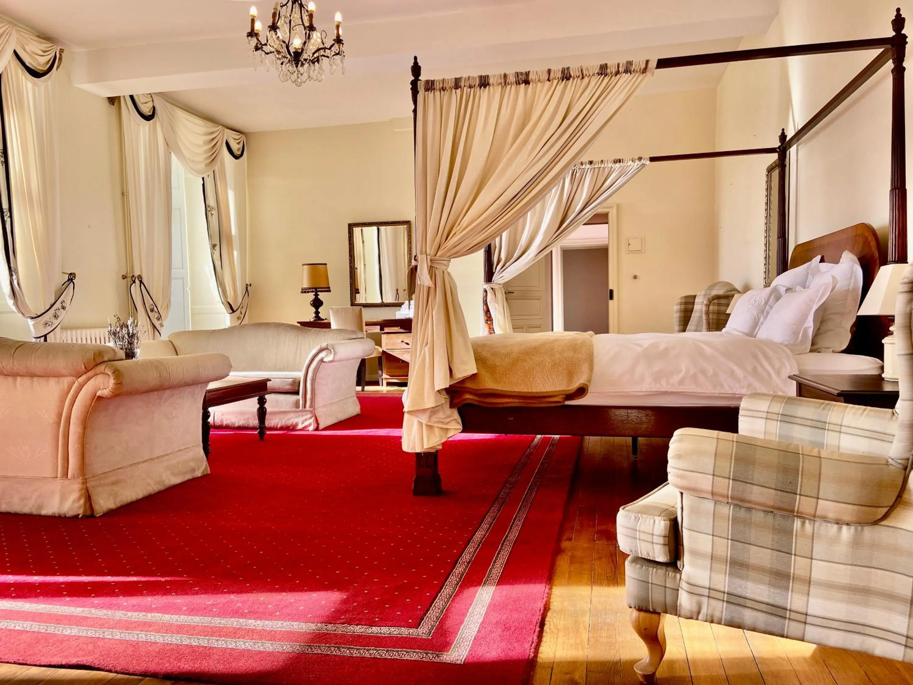 Bed in Château La Bainerie