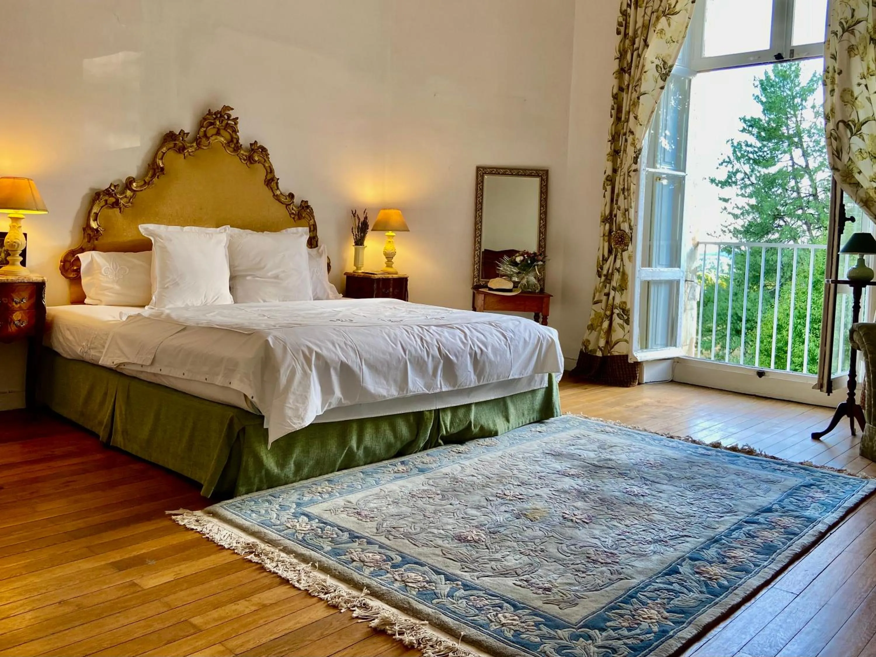 Bed in Château La Bainerie