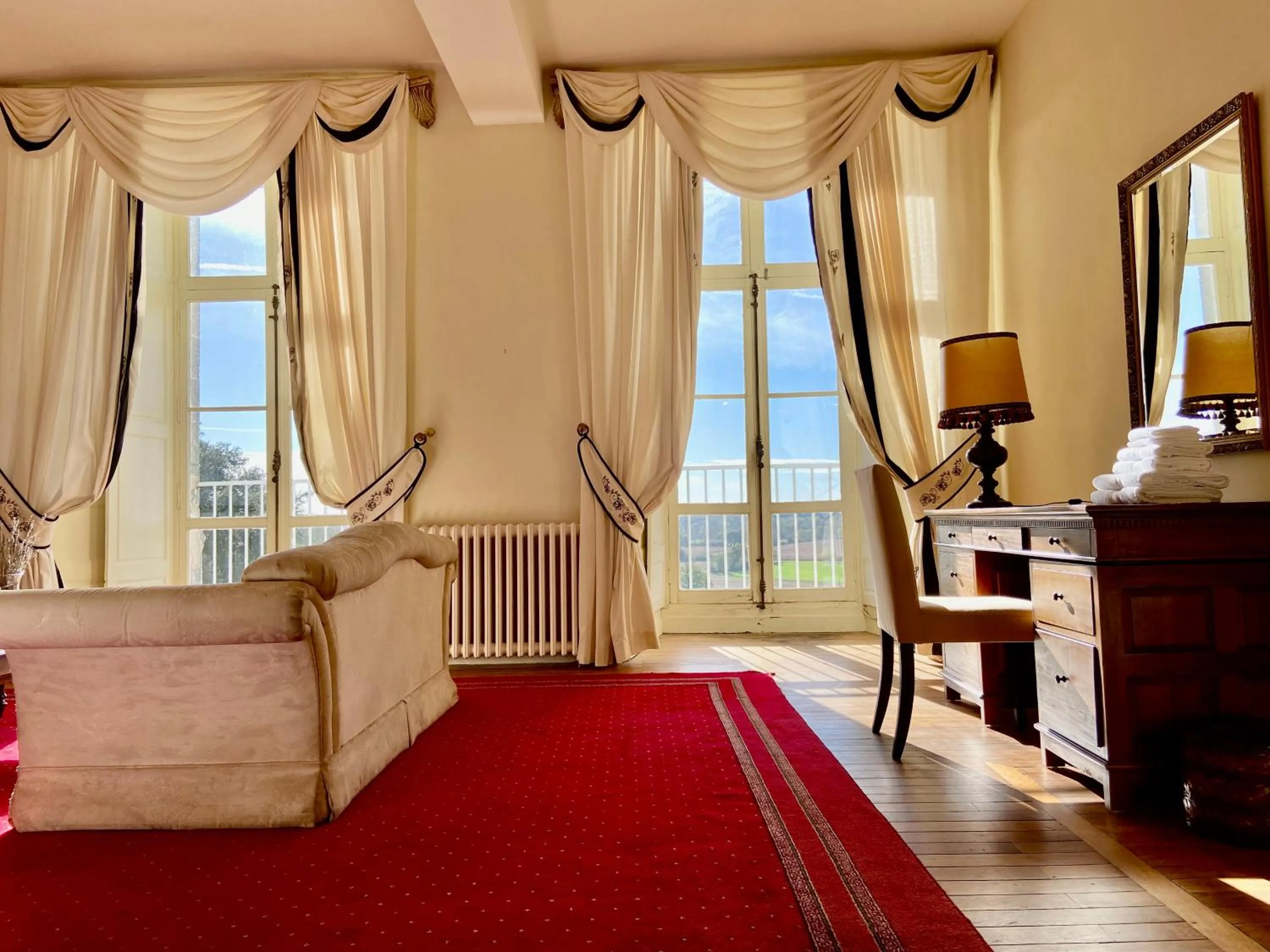 Bed in Château La Bainerie