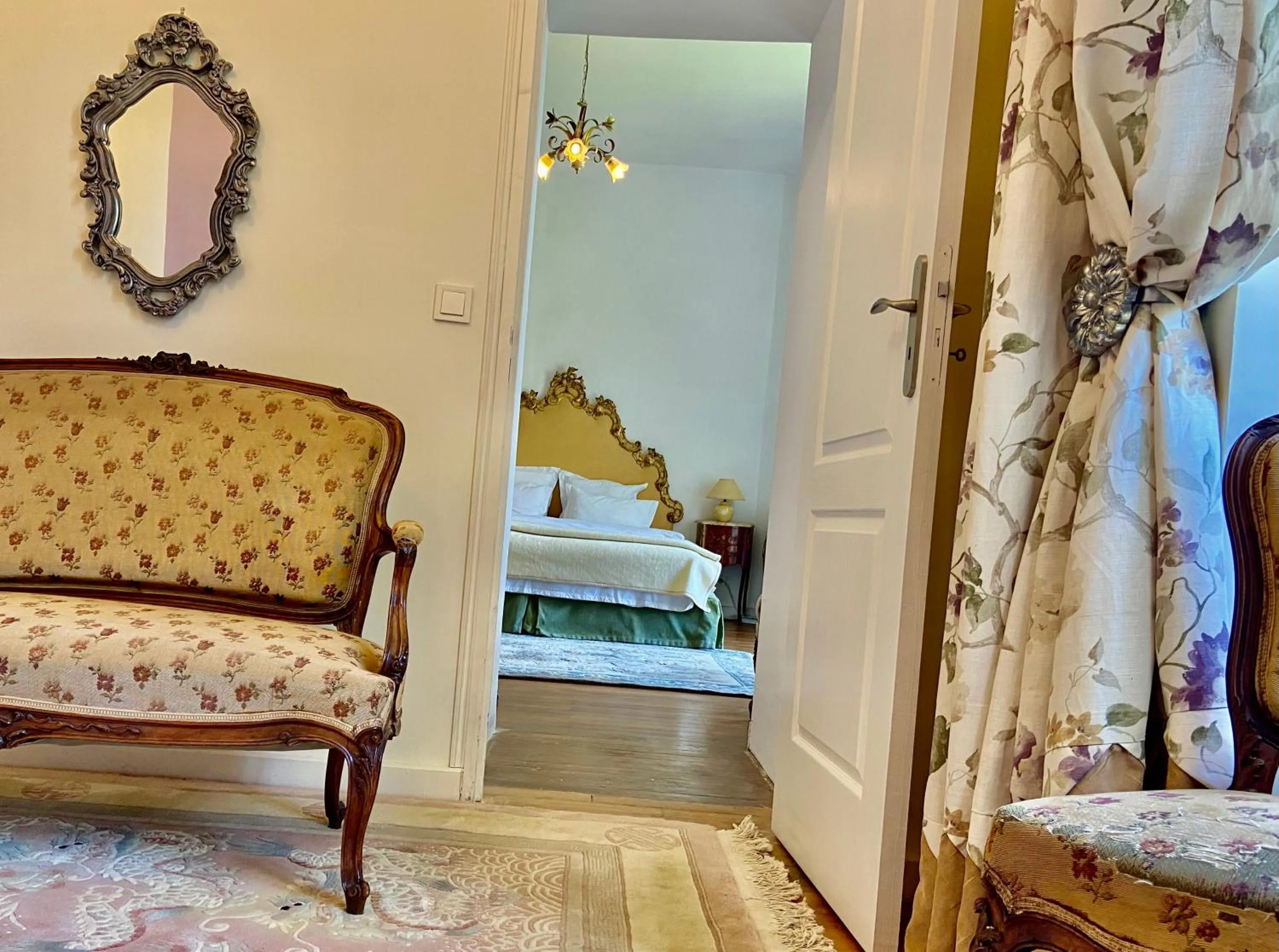 Bed in Château La Bainerie