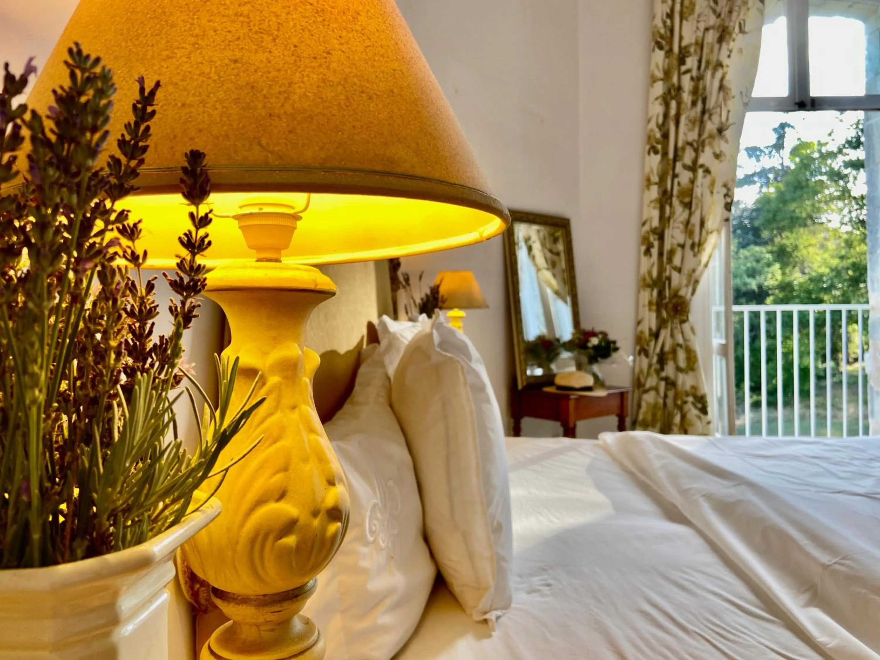 Bed in Château La Bainerie