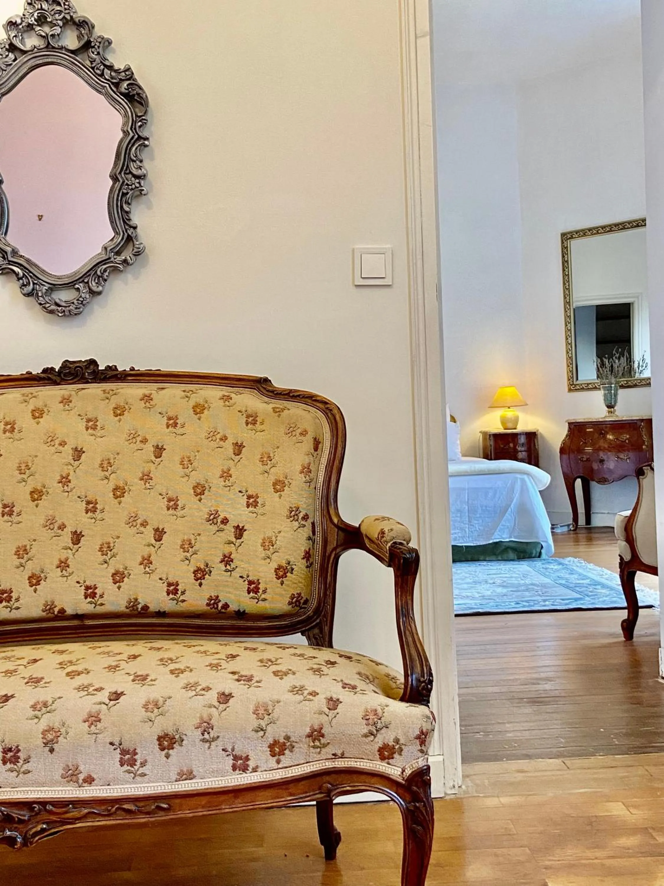 Bed in Château La Bainerie