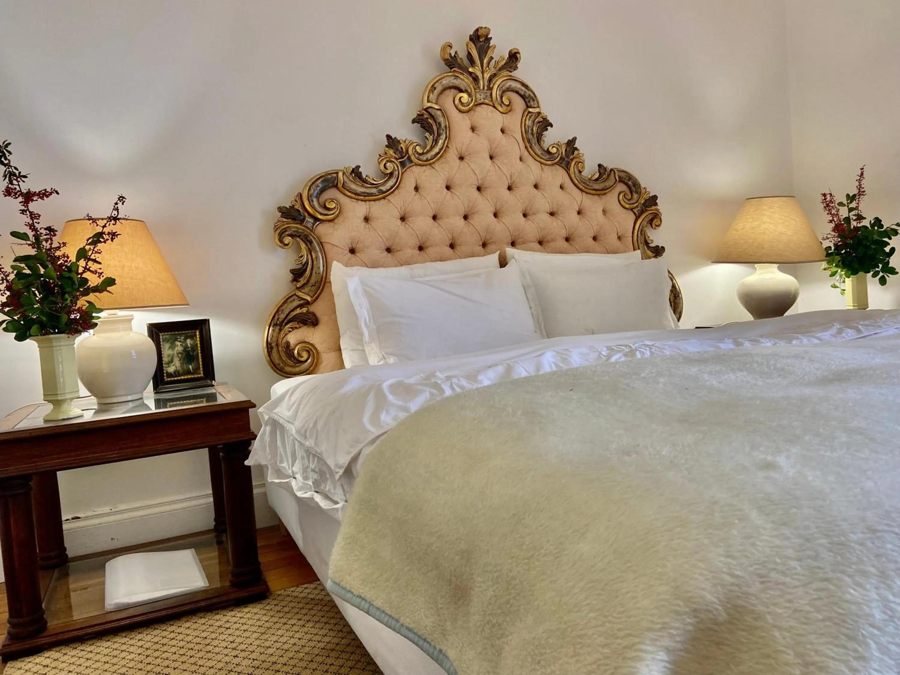 Bed in Château La Bainerie