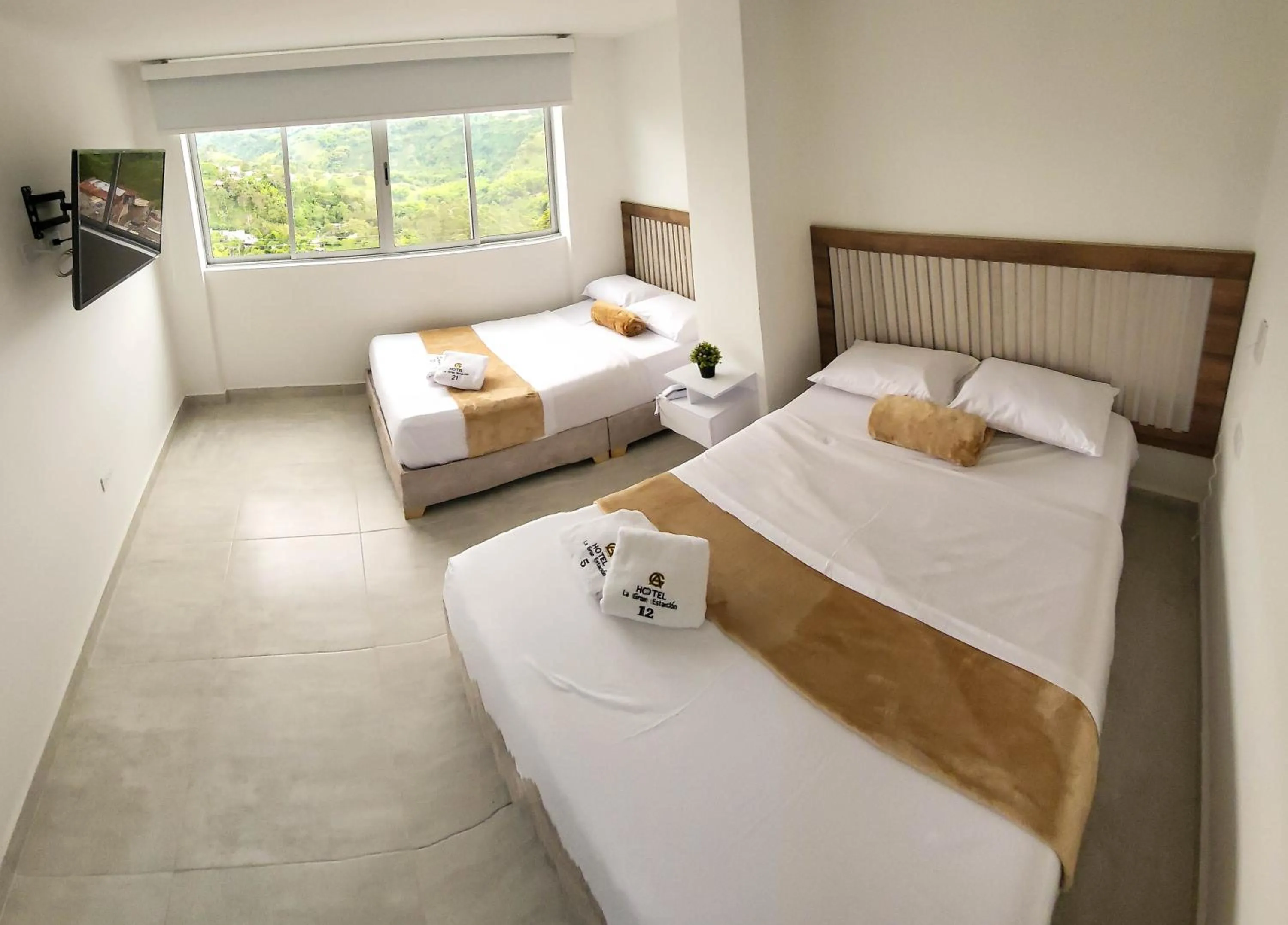 Bed in Hotel La Gran Estaciónag
