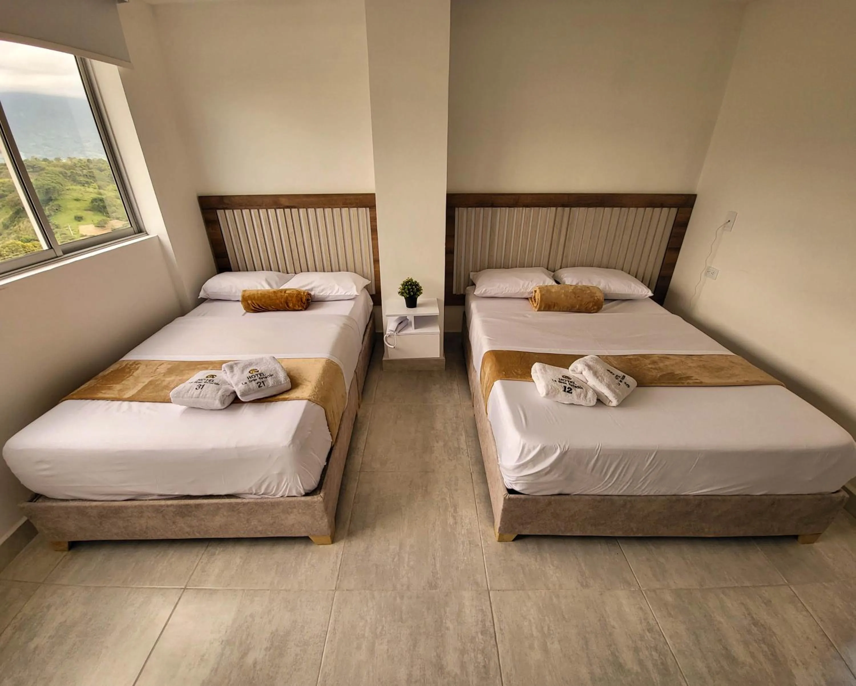 Bed in Hotel La Gran Estaciónag