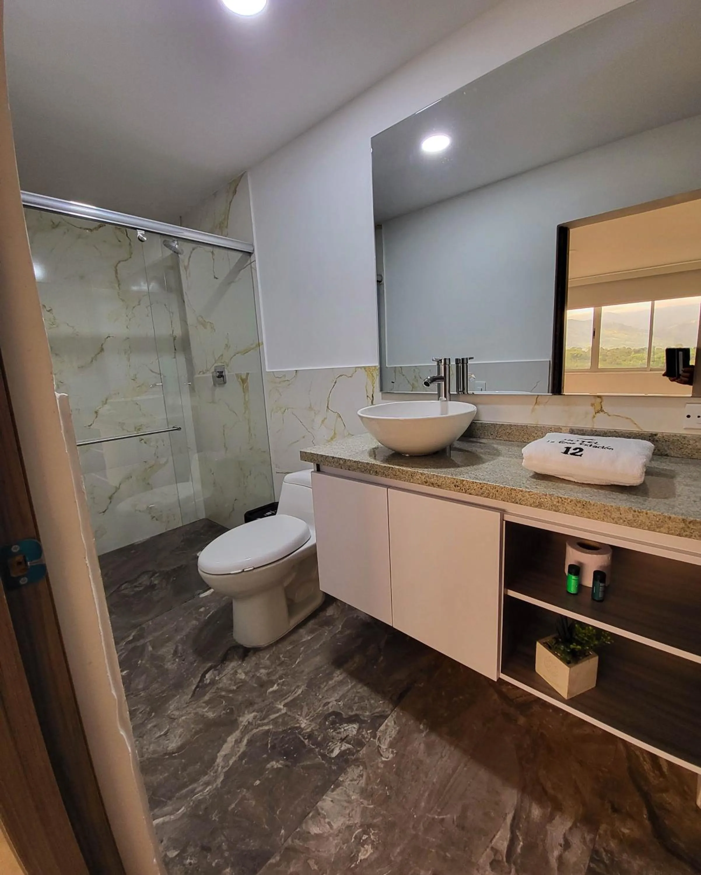 Bathroom in Hotel La Gran Estaciónag