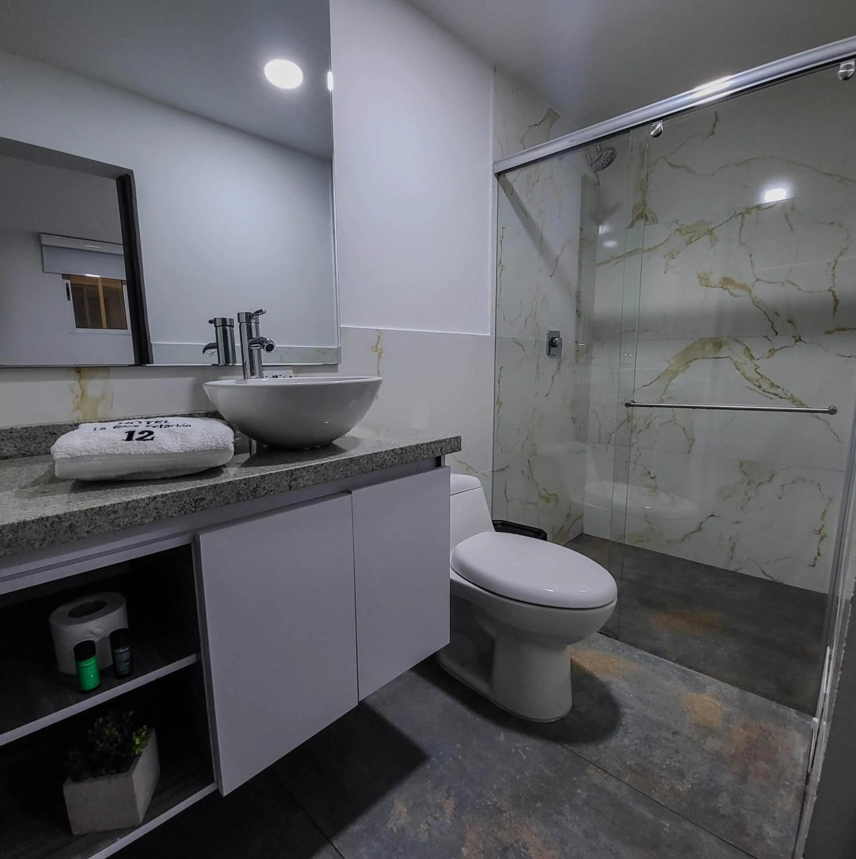 Bathroom in Hotel La Gran Estaciónag