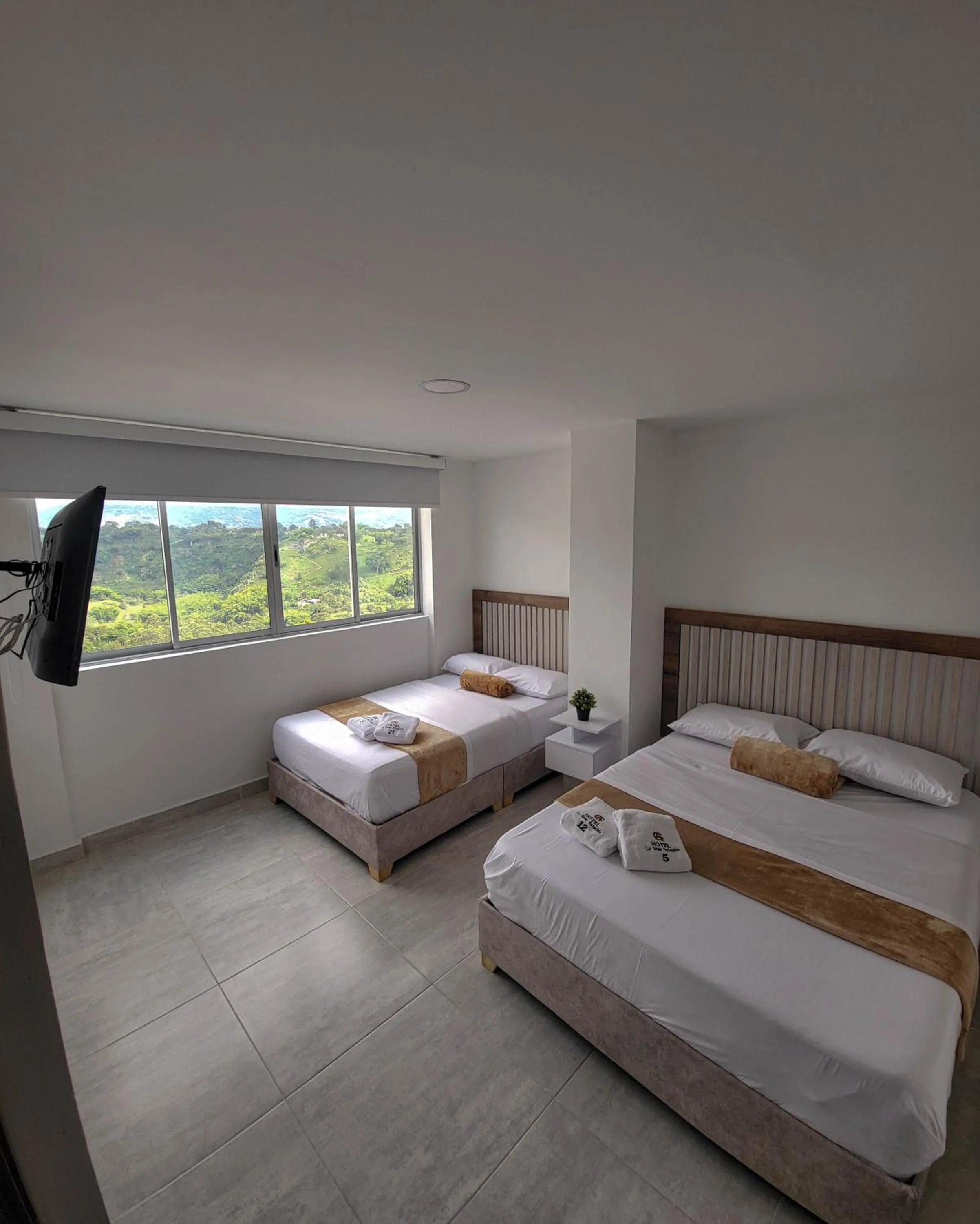 Bed in Hotel La Gran Estaciónag