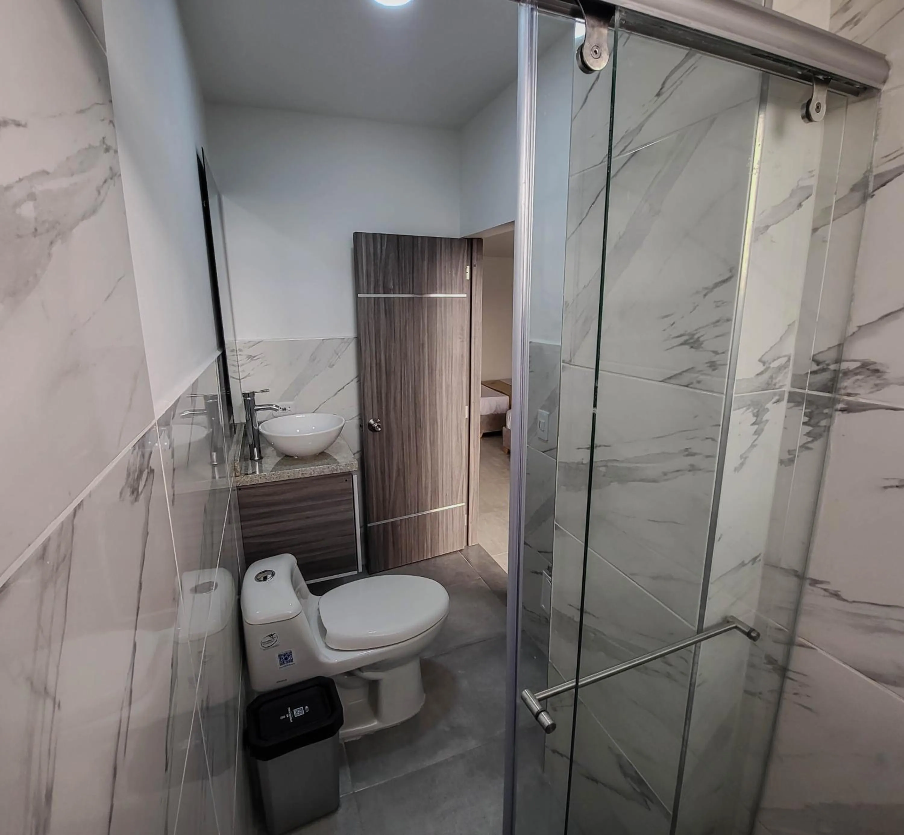 Bathroom in Hotel La Gran Estaciónag