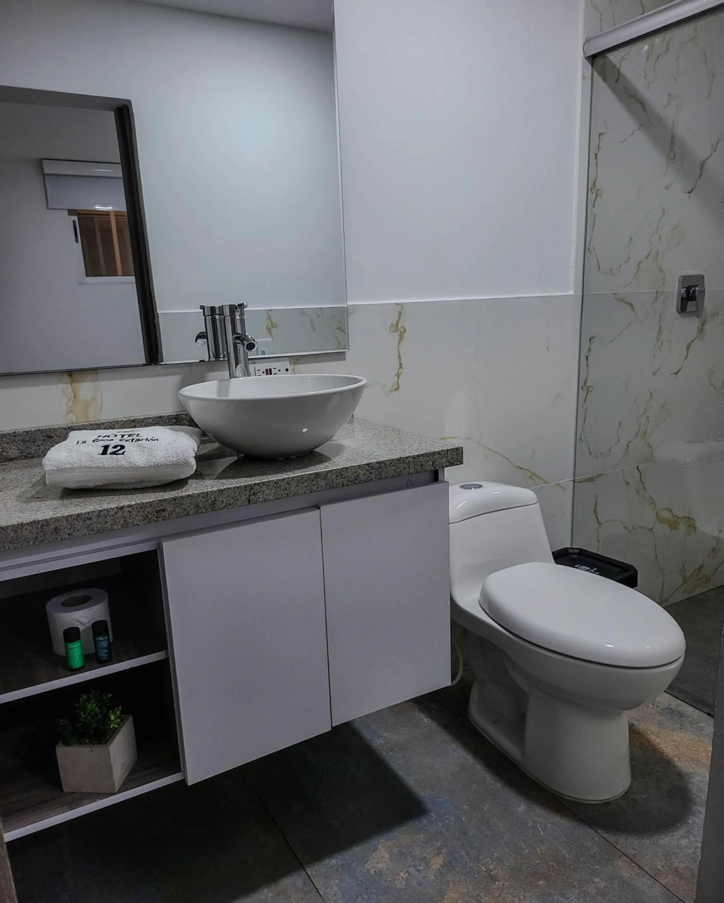 Bathroom in Hotel La Gran Estaciónag