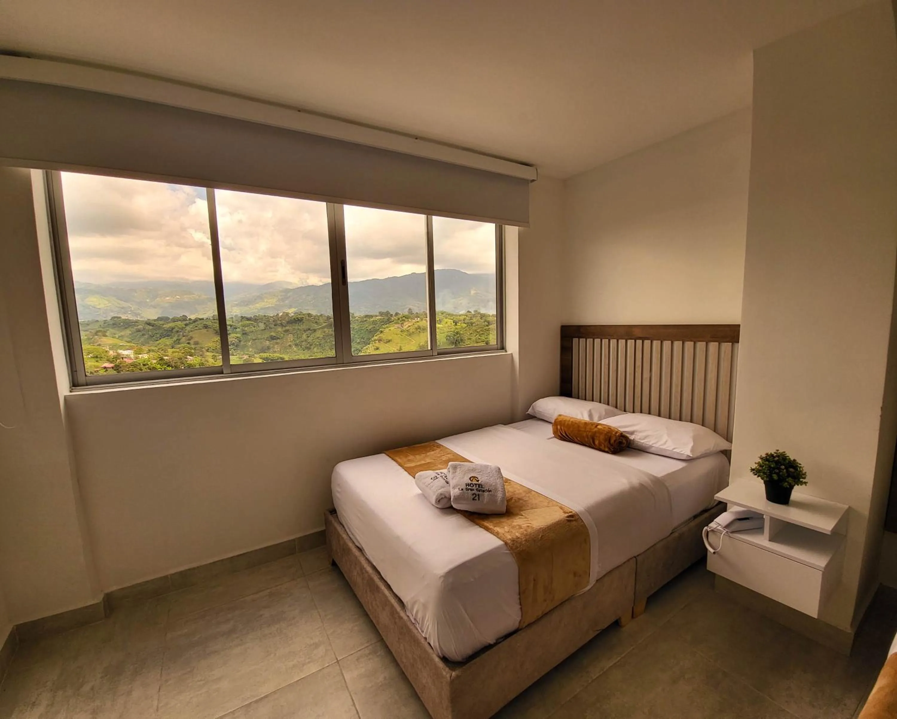 Bed in Hotel La Gran Estaciónag
