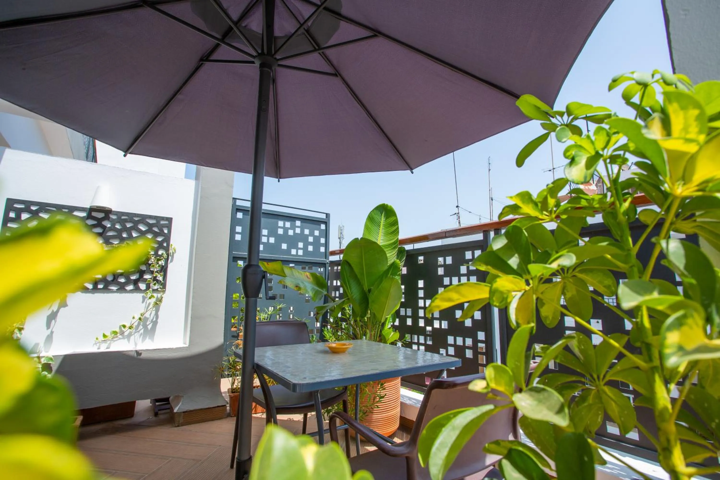 Patio in Le Pietri Urban Hotel