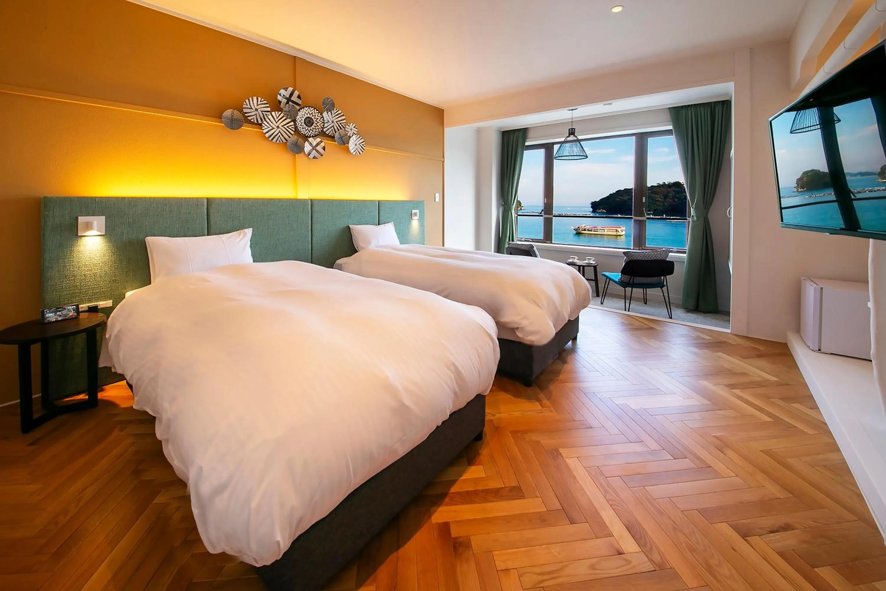 Photo of the whole room, Bed in お宿行灯鳥羽