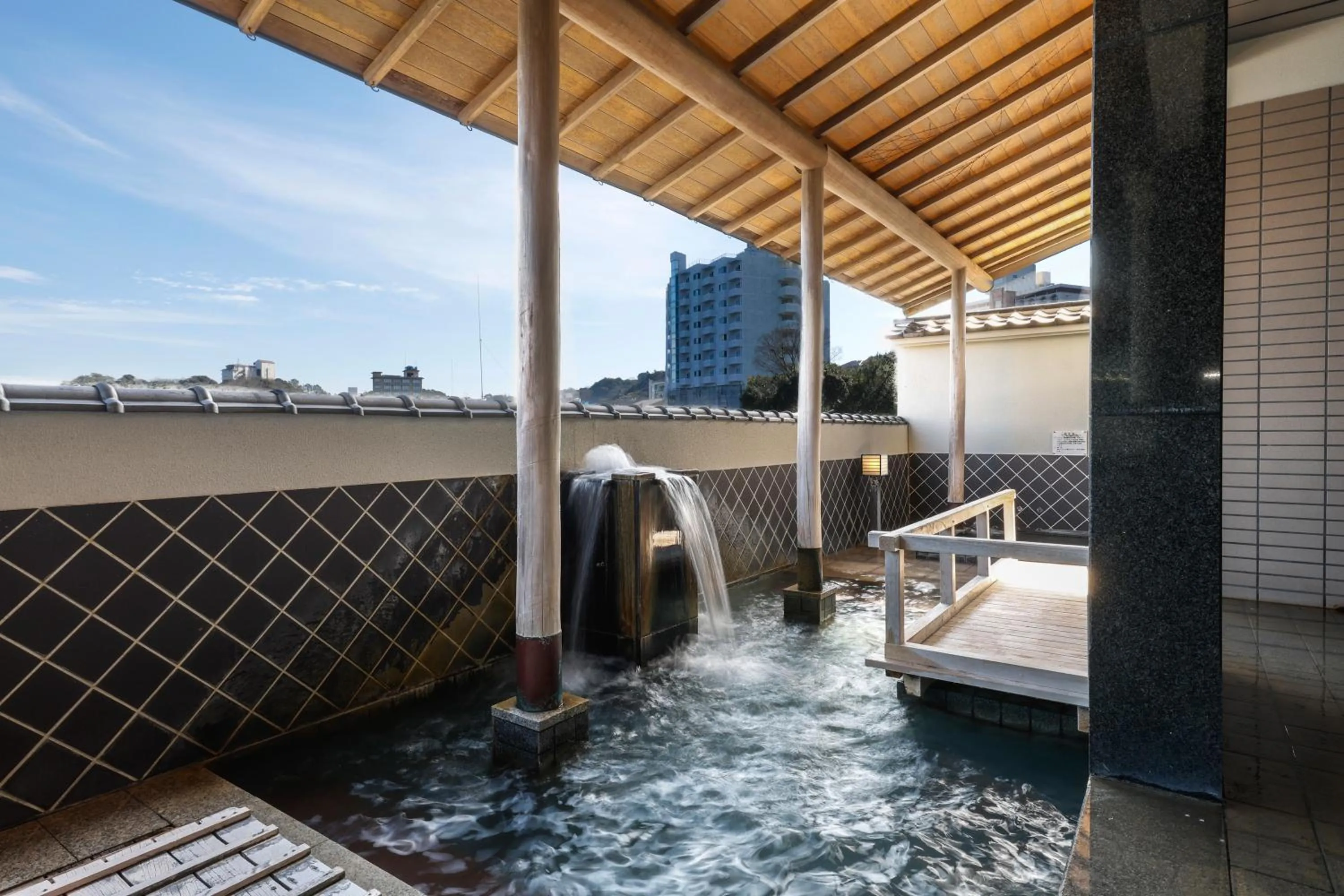 Open Air Bath in お宿行灯鳥羽