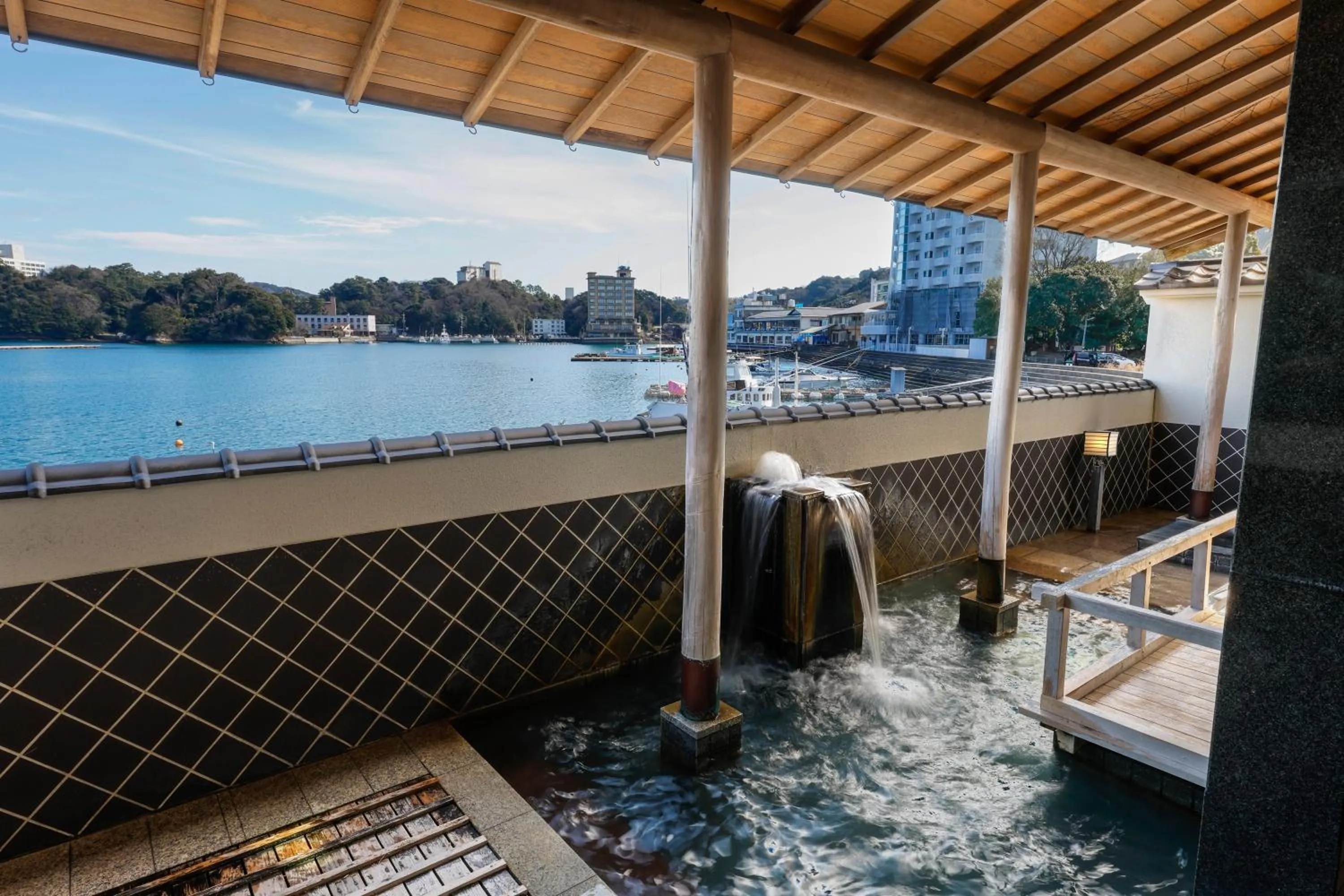 Open Air Bath in お宿行灯鳥羽