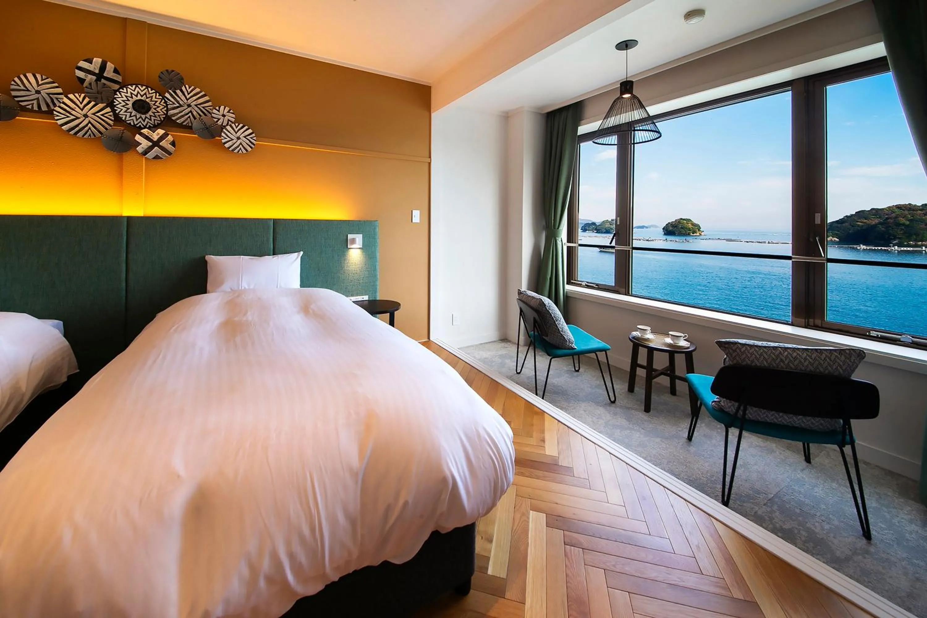 Bedroom, Bed in お宿行灯鳥羽