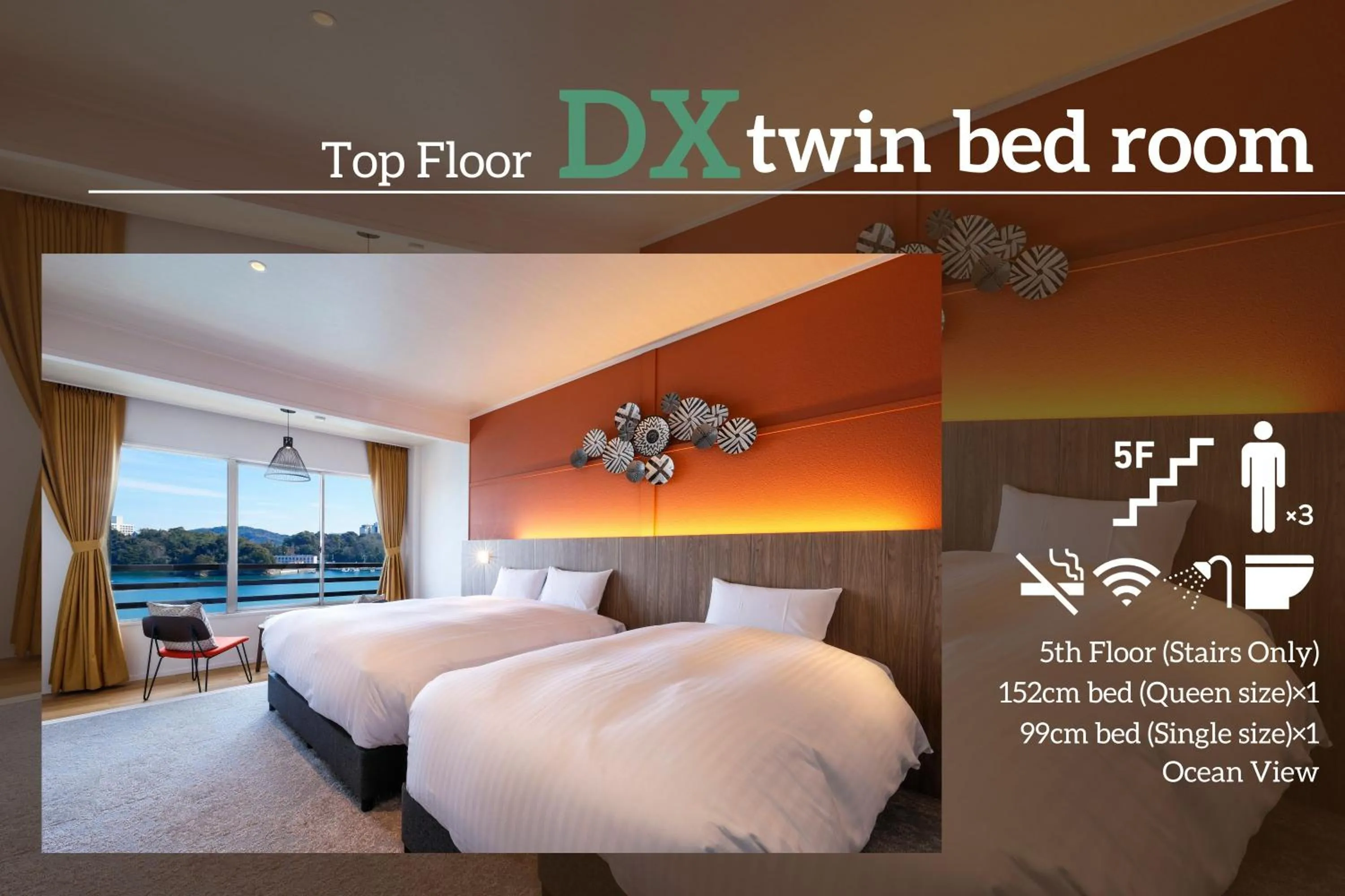 Photo of the whole room, Bed in お宿行灯鳥羽