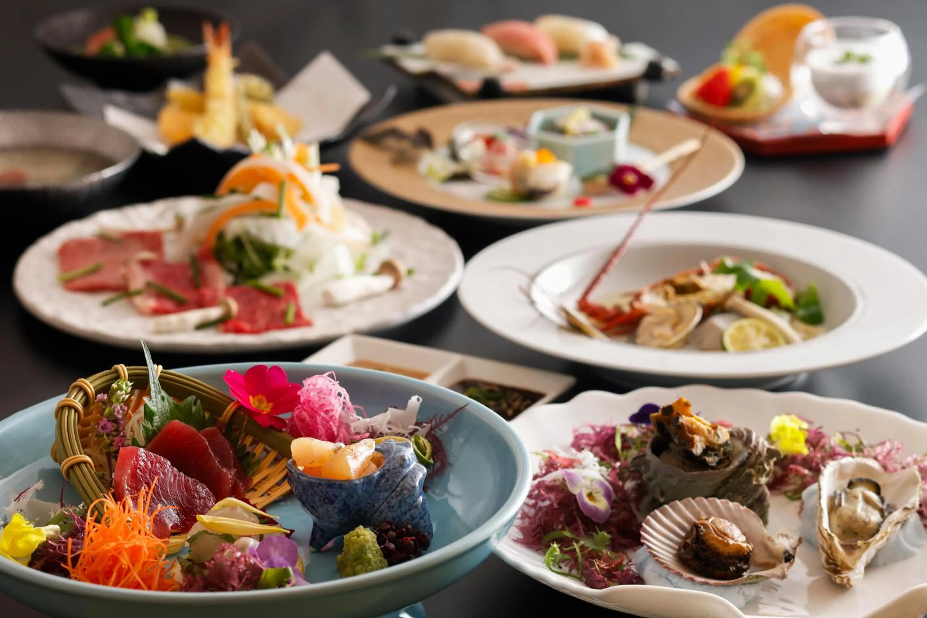 Dinner in Oyado Andon Toba