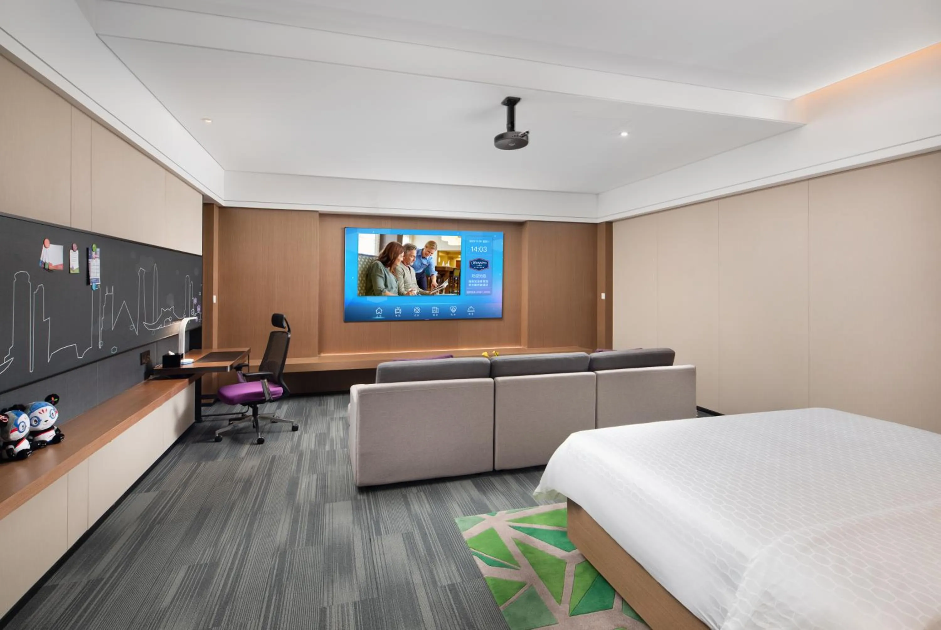 Bed in Hampton by Hilton Shenzhen Baoan Stadium