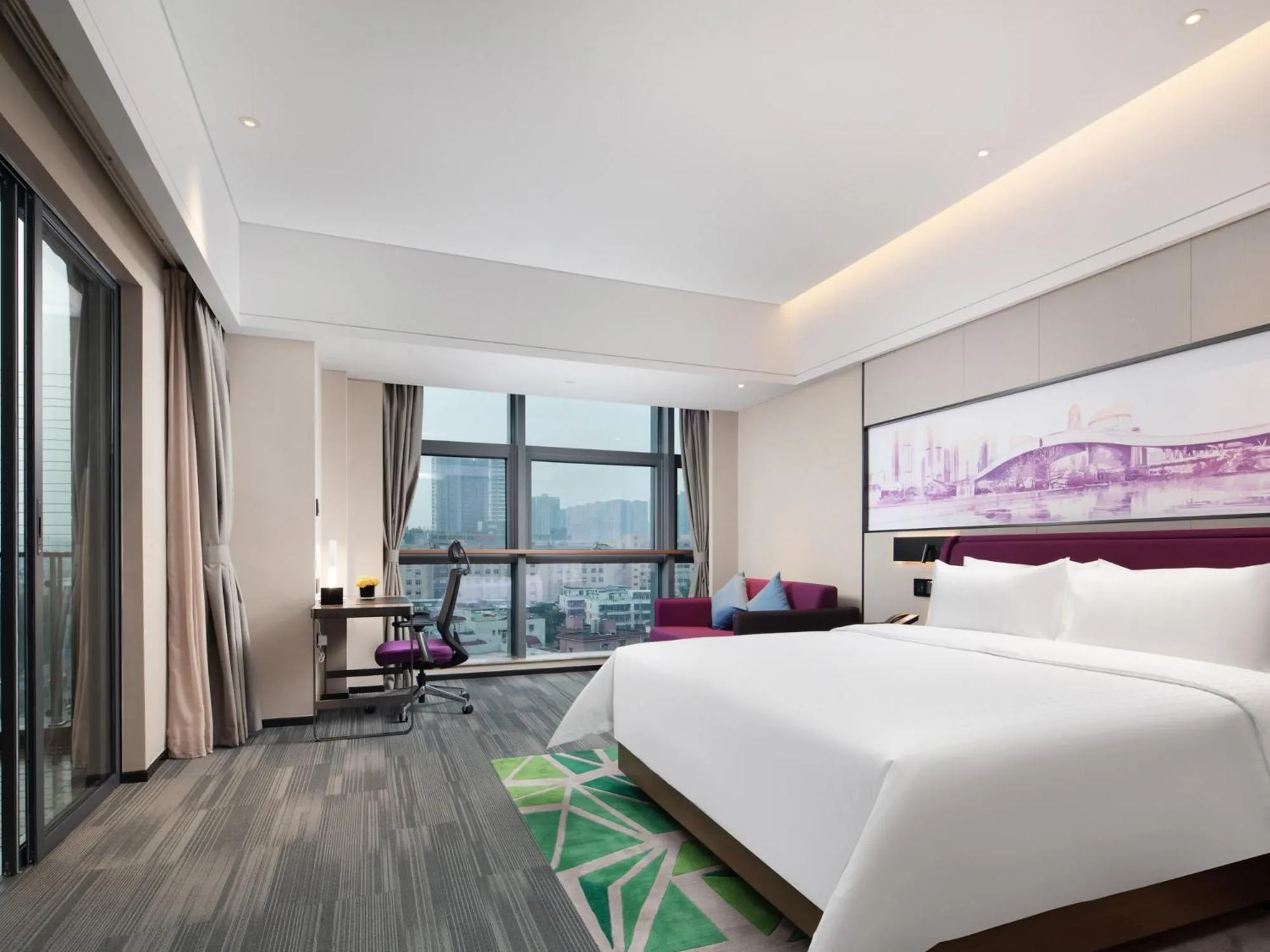 Bed in Hampton by Hilton Shenzhen Baoan Stadium