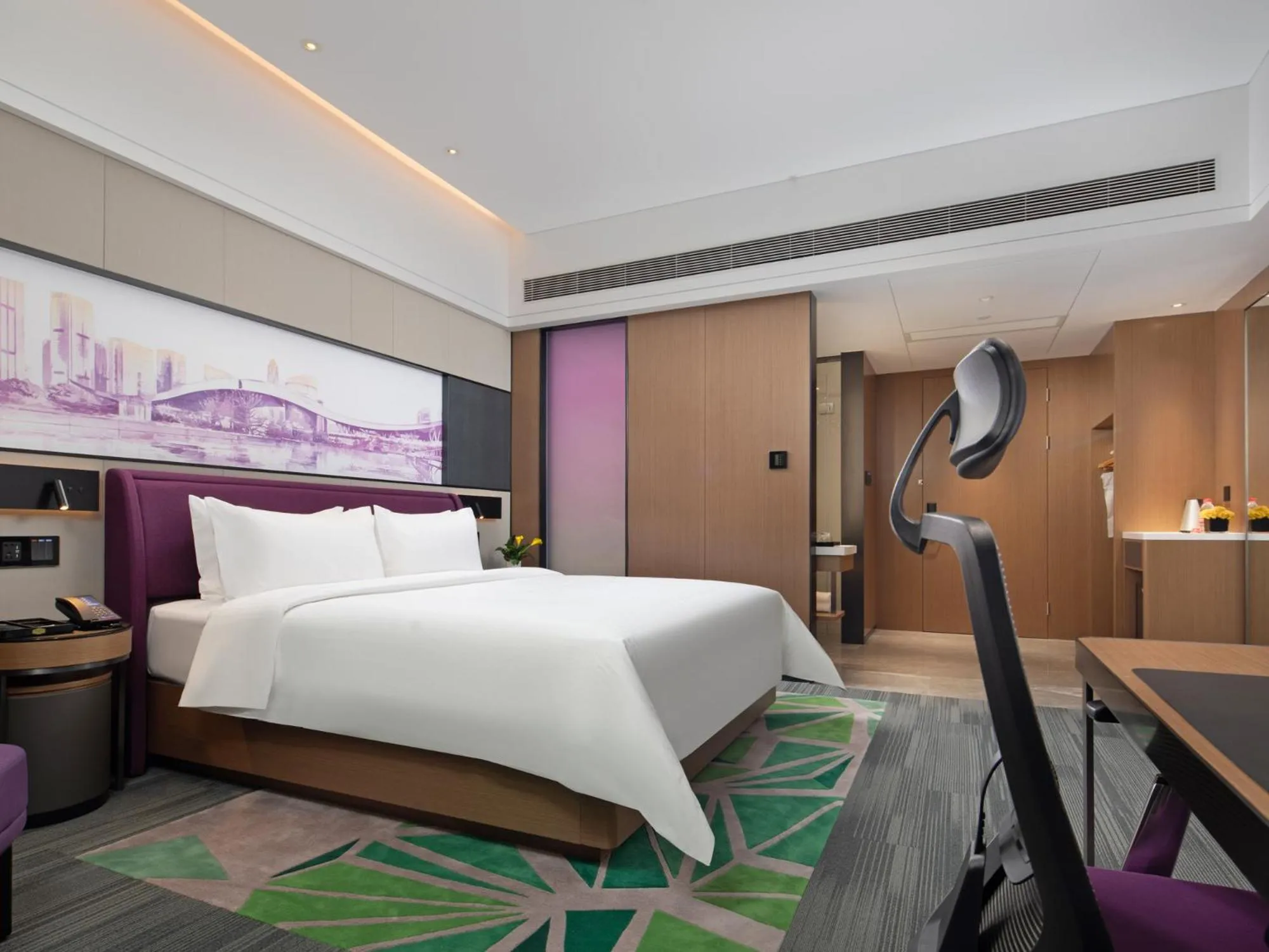 Bed in Hampton by Hilton Shenzhen Baoan Stadium
