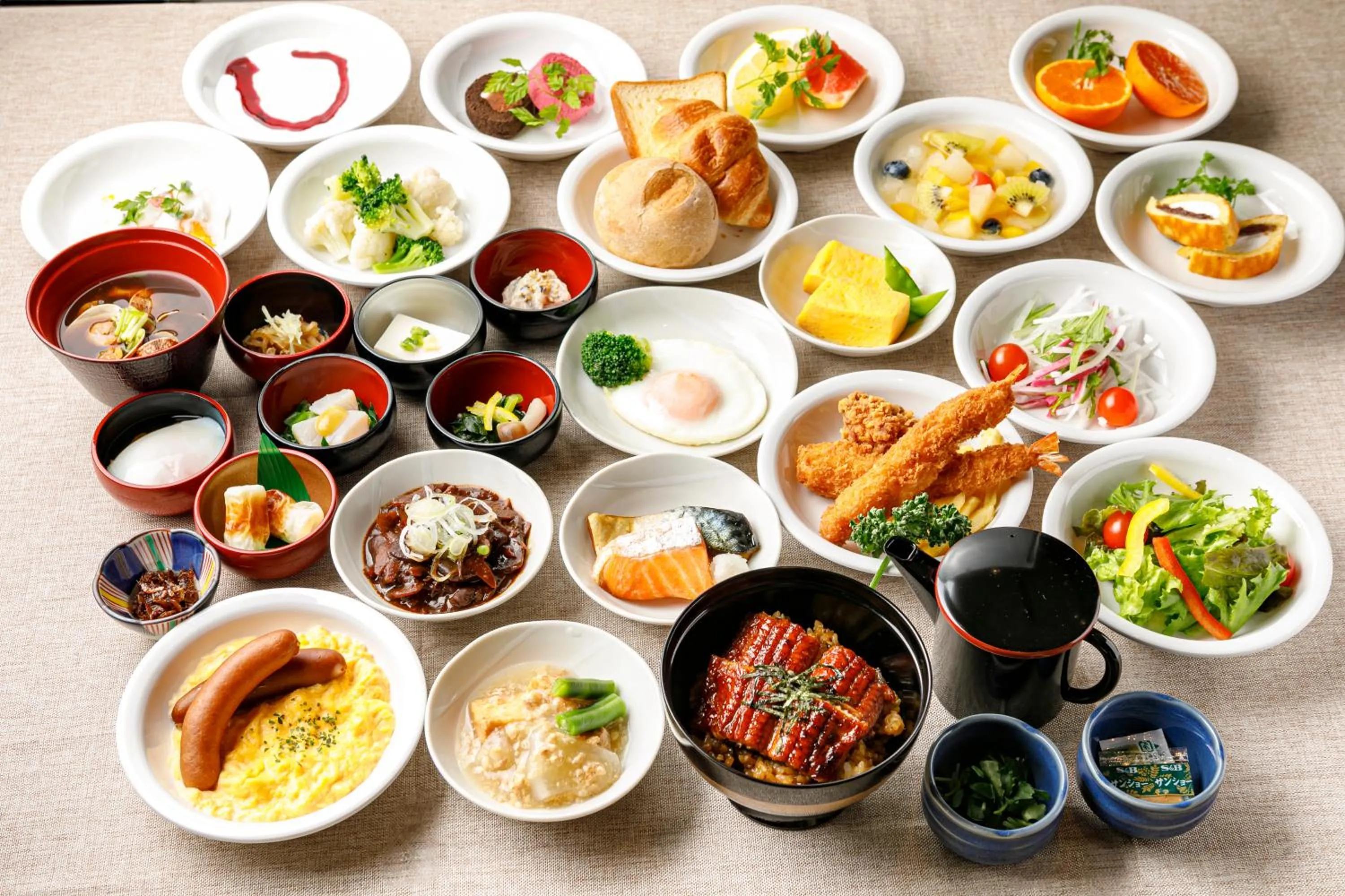 Breakfast in Dormy Inn Express Toyohashi