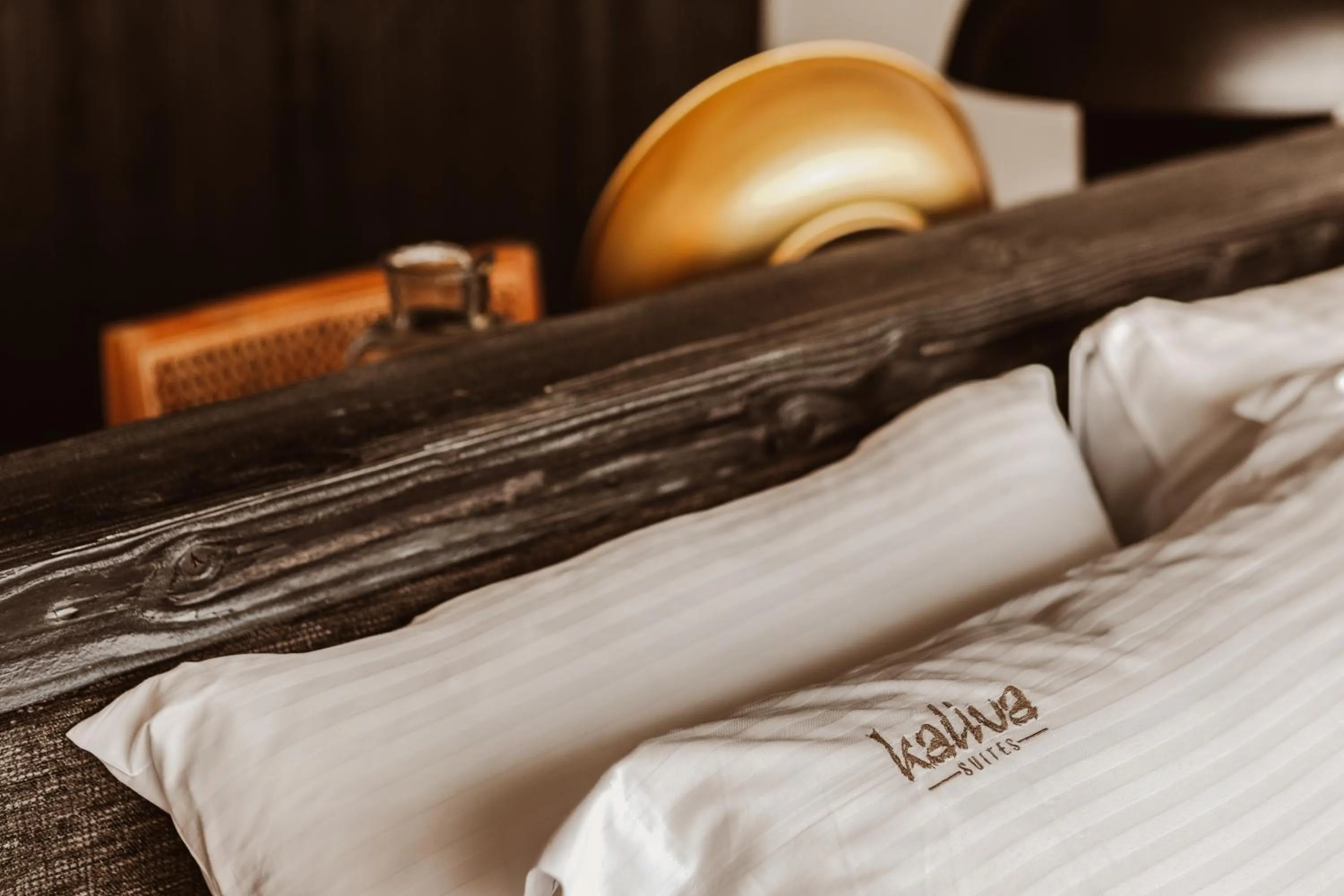 Bed in Kaliva Suites - Adults Only