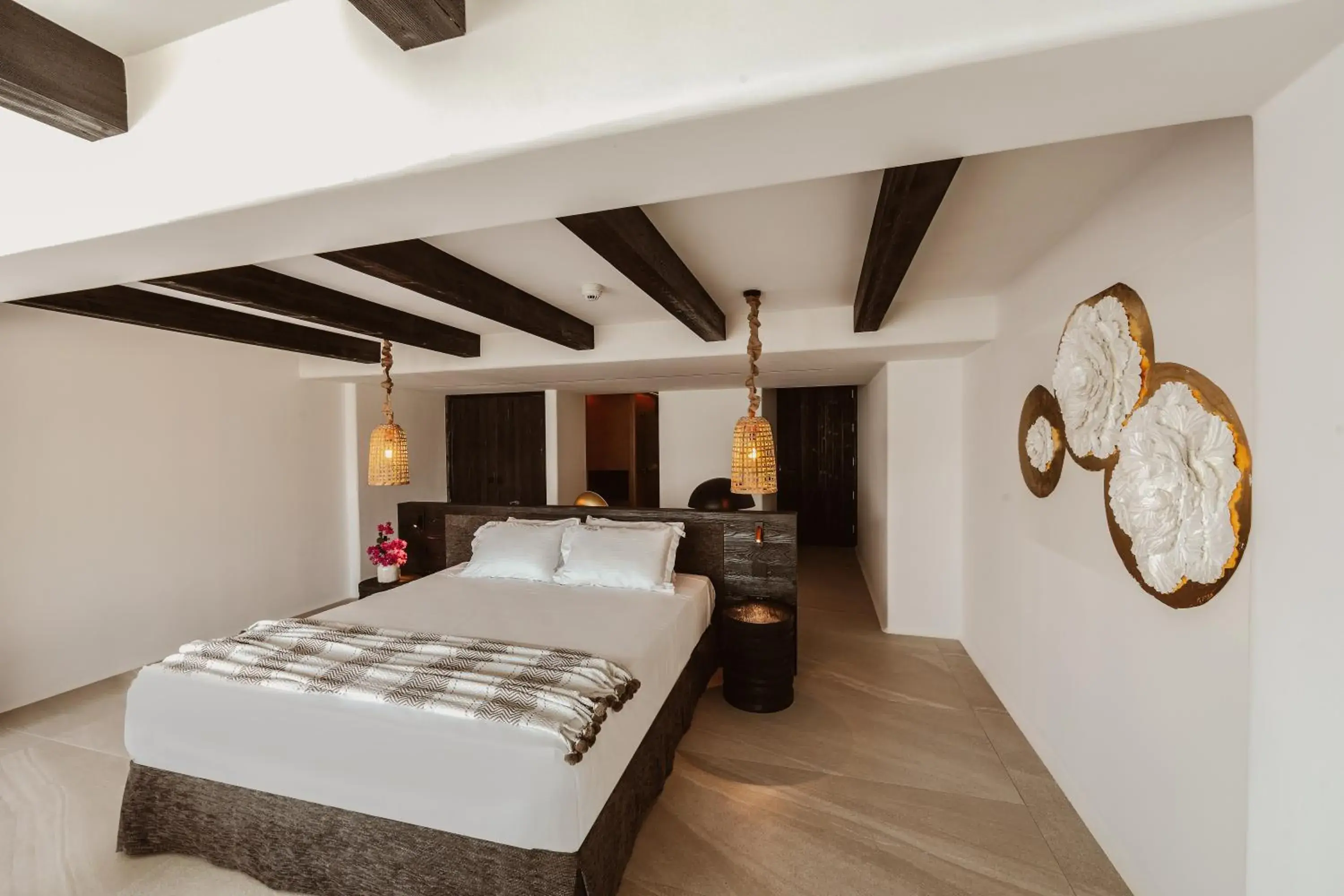 Bed in Kaliva Suites - Adults Only Bed in Kaliva Suites - Adults Only