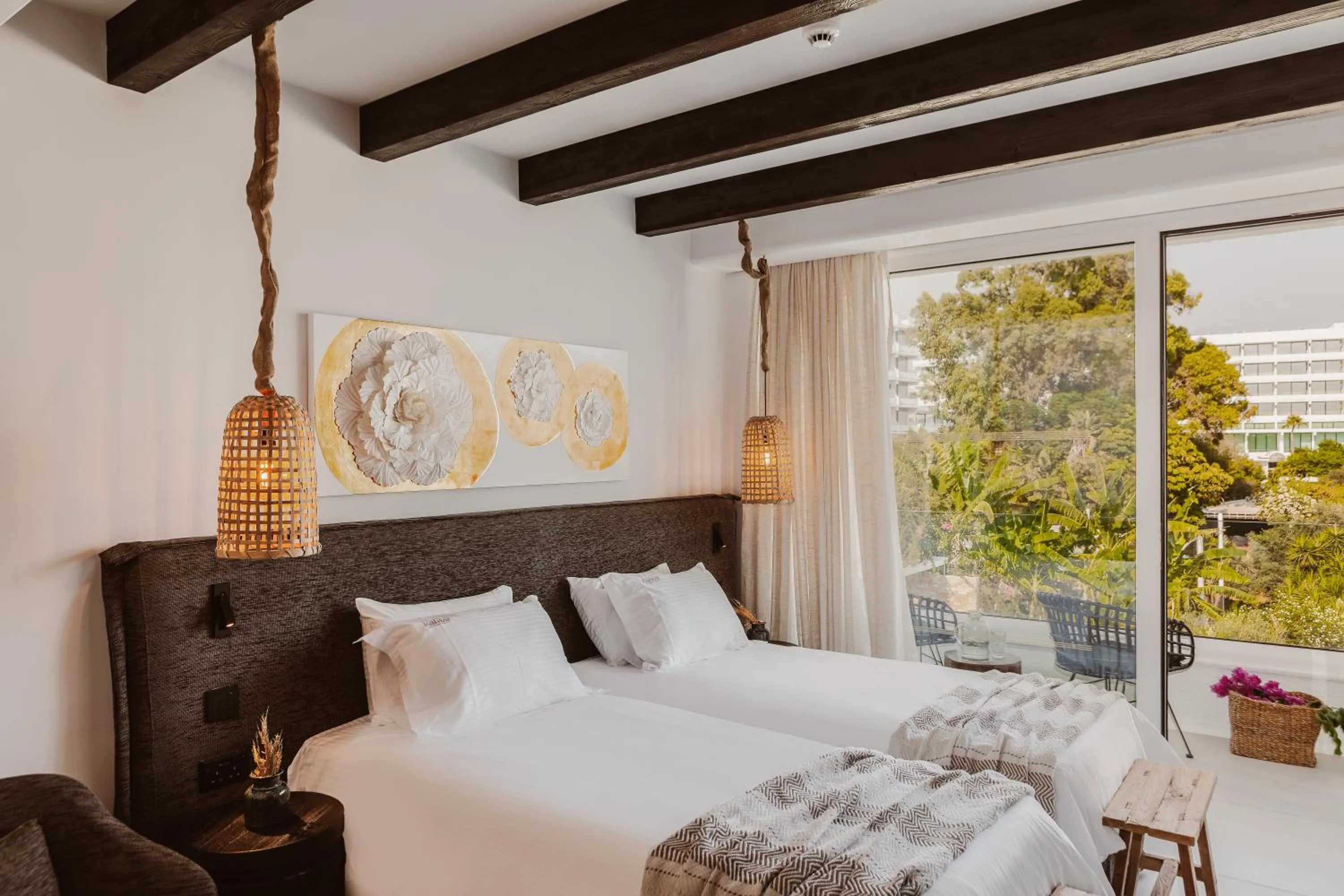 Bed in Kaliva Suites - Adults Only