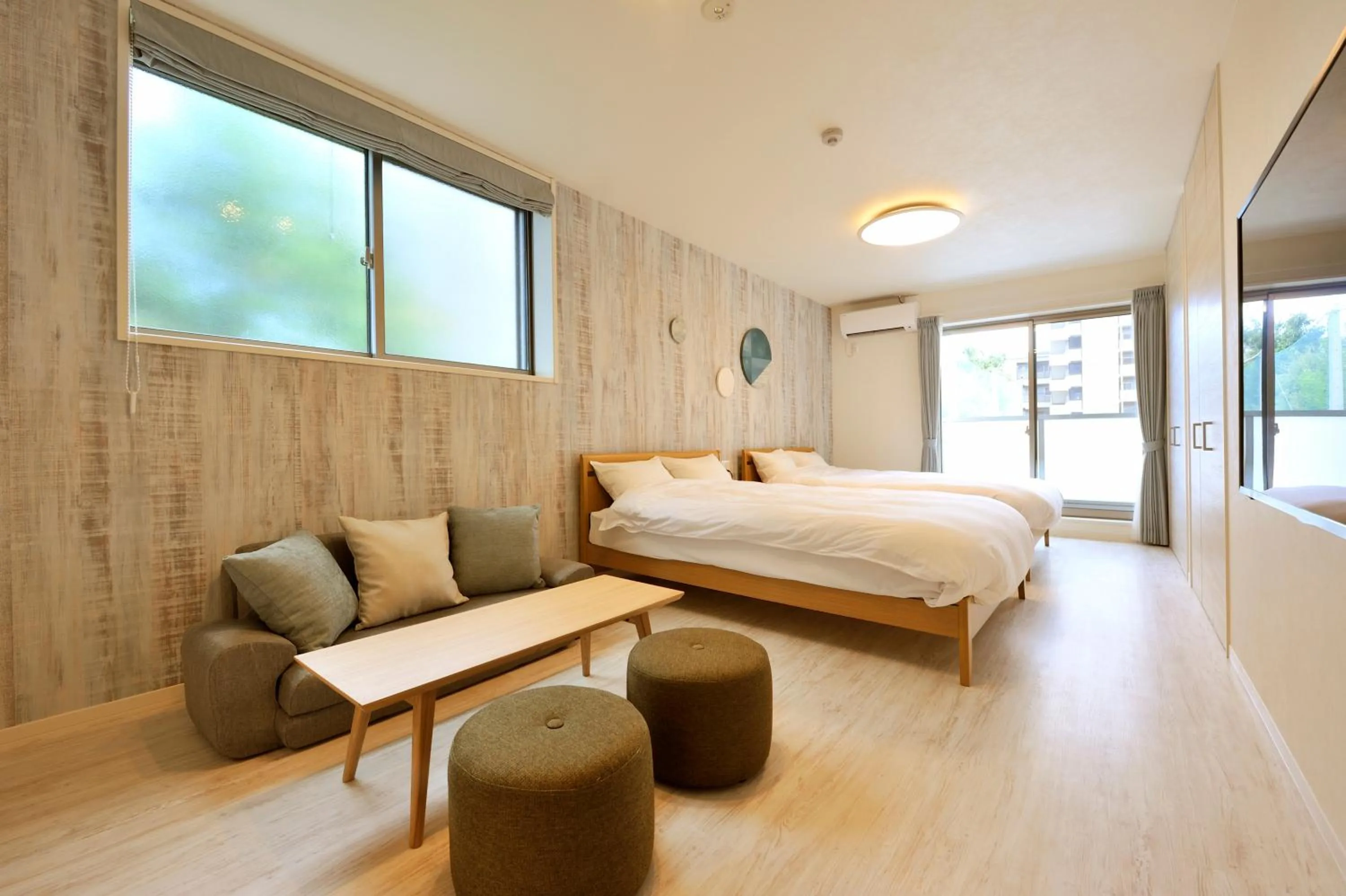 Bed in Rakuten STAY x Shamaison Osaka Dekijima Station