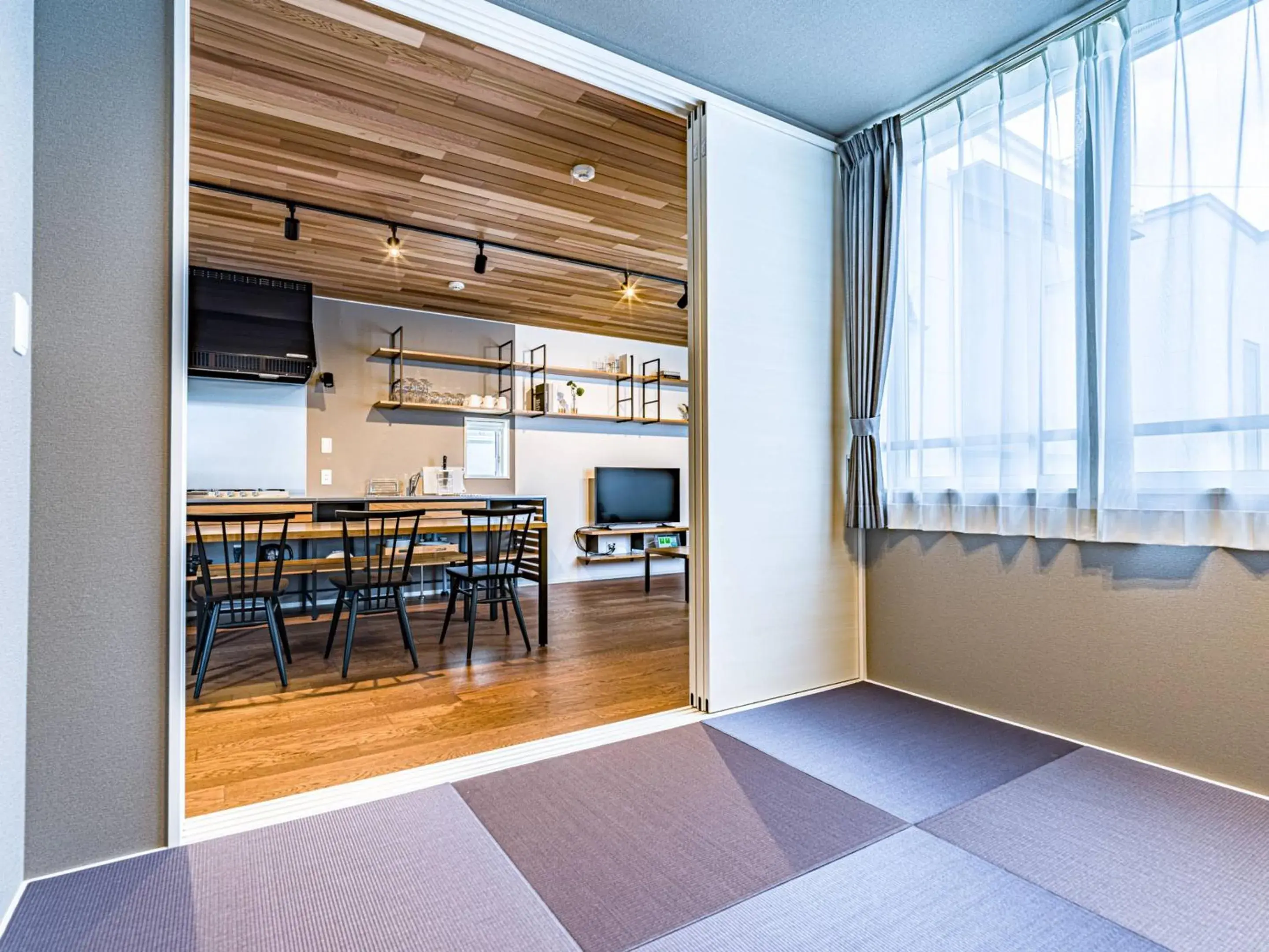 Dining area in Rakuten STAY HOUSE x WILL STYLE Takasaki Dining area in Rakuten STAY HOUSE x WILL STYLE Takasaki