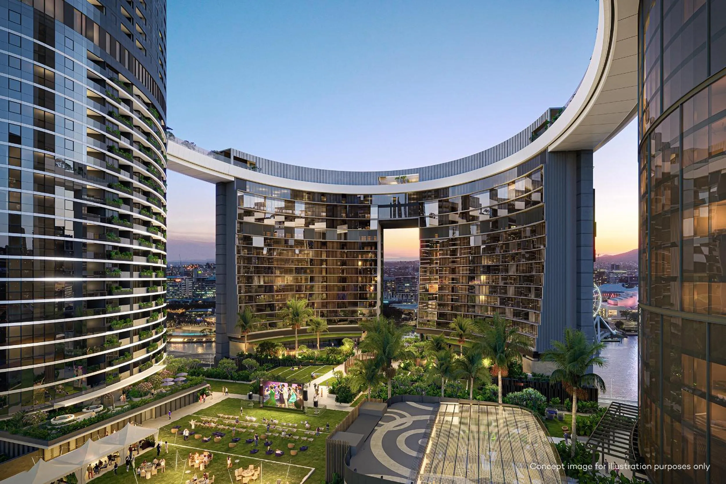 Property building in The Star Grand Brisbane